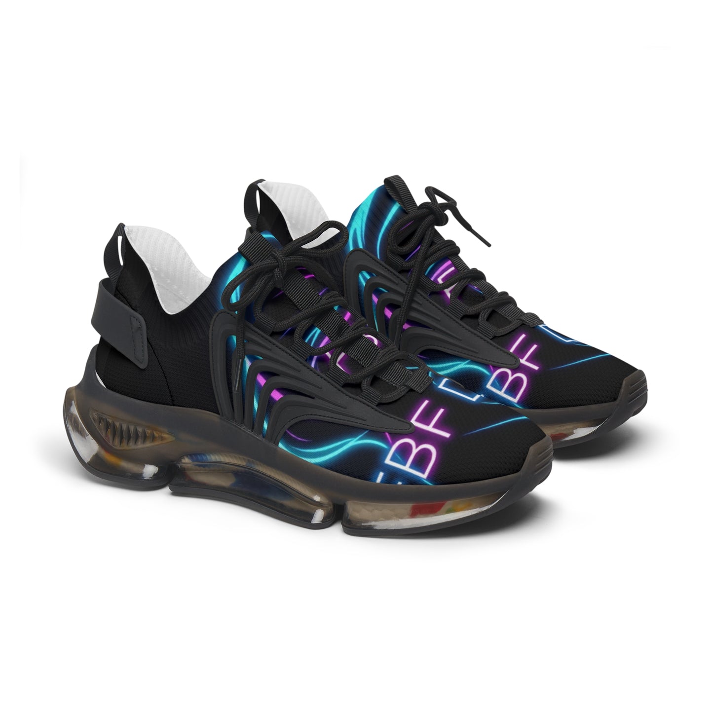 Women's Mesh Sneakers with Neon Glow Design | Stylish Athletic Shoes for Everyday Wear, Fashion, Fitness