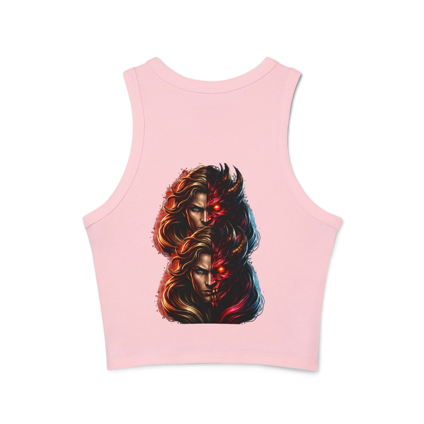 Great/hate Women's Micro Rib Racer Tank Top