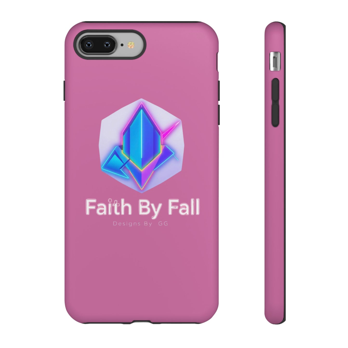 Vibrant Phone Case with Motivational Design - Faith By Fall, Colorful Phone Cover, Customizable Mobile Accessory, Unique Gift Idea, [...]