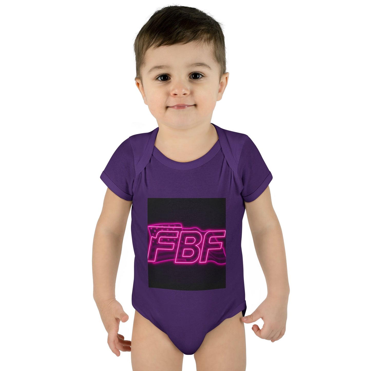 Neon Baby Bodysuit for Trendy Infants, Cool Graphic Onesie, Unique Baby Gift, Personalized Baby Outfit, Modern Infant Apparel