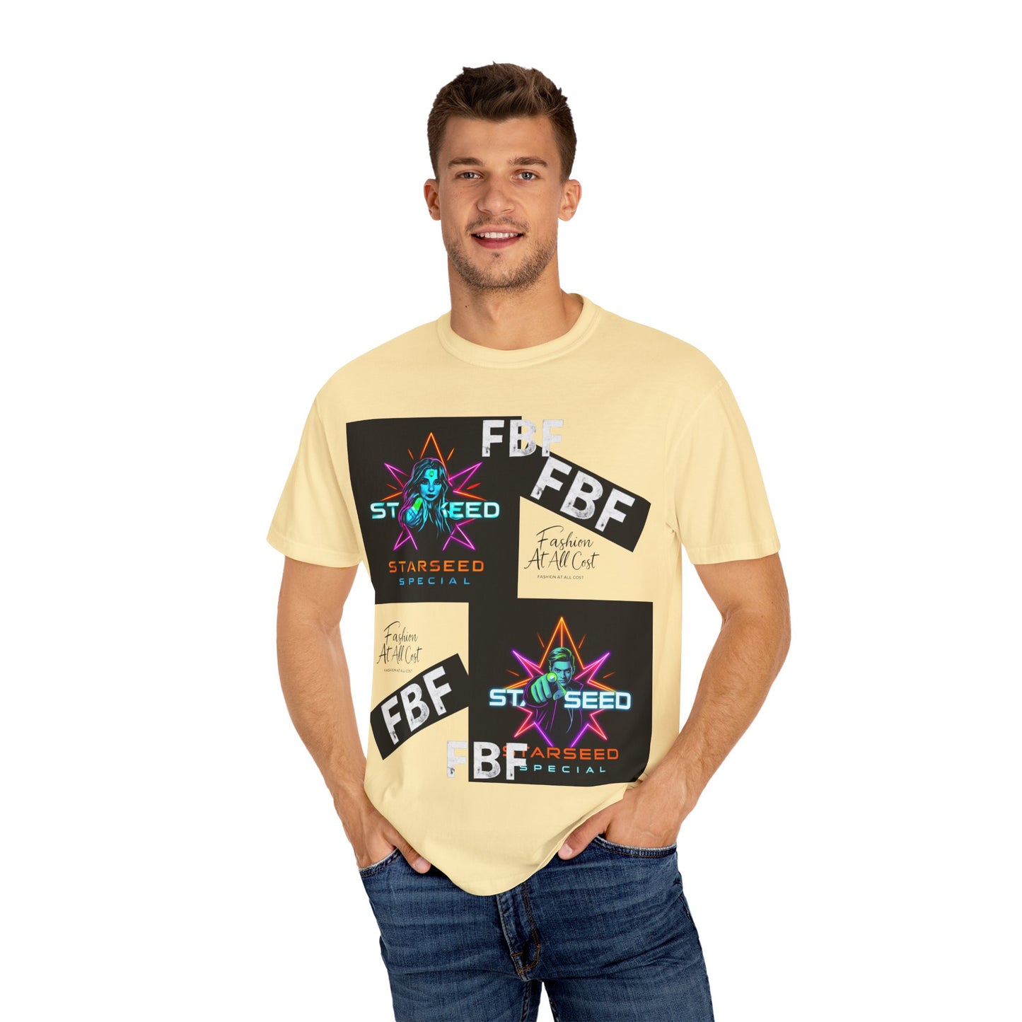 Garment-Dyed T-shirt, Trendy Graphic Tee, Casual Streetwear, Gift for Fashion Lovers, Unisex Style, Everyday Wear