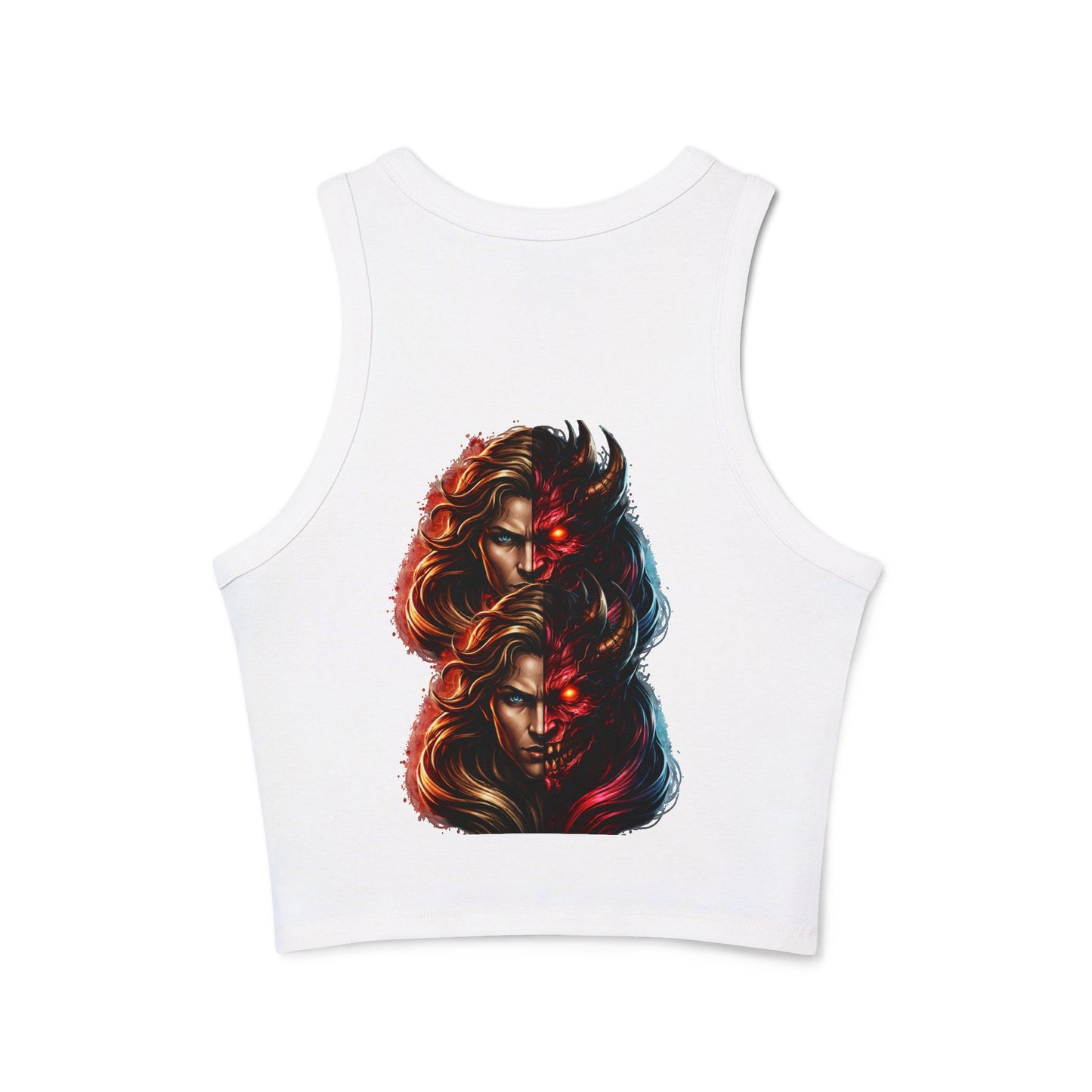 Great/hate Women's Micro Rib Racer Tank Top