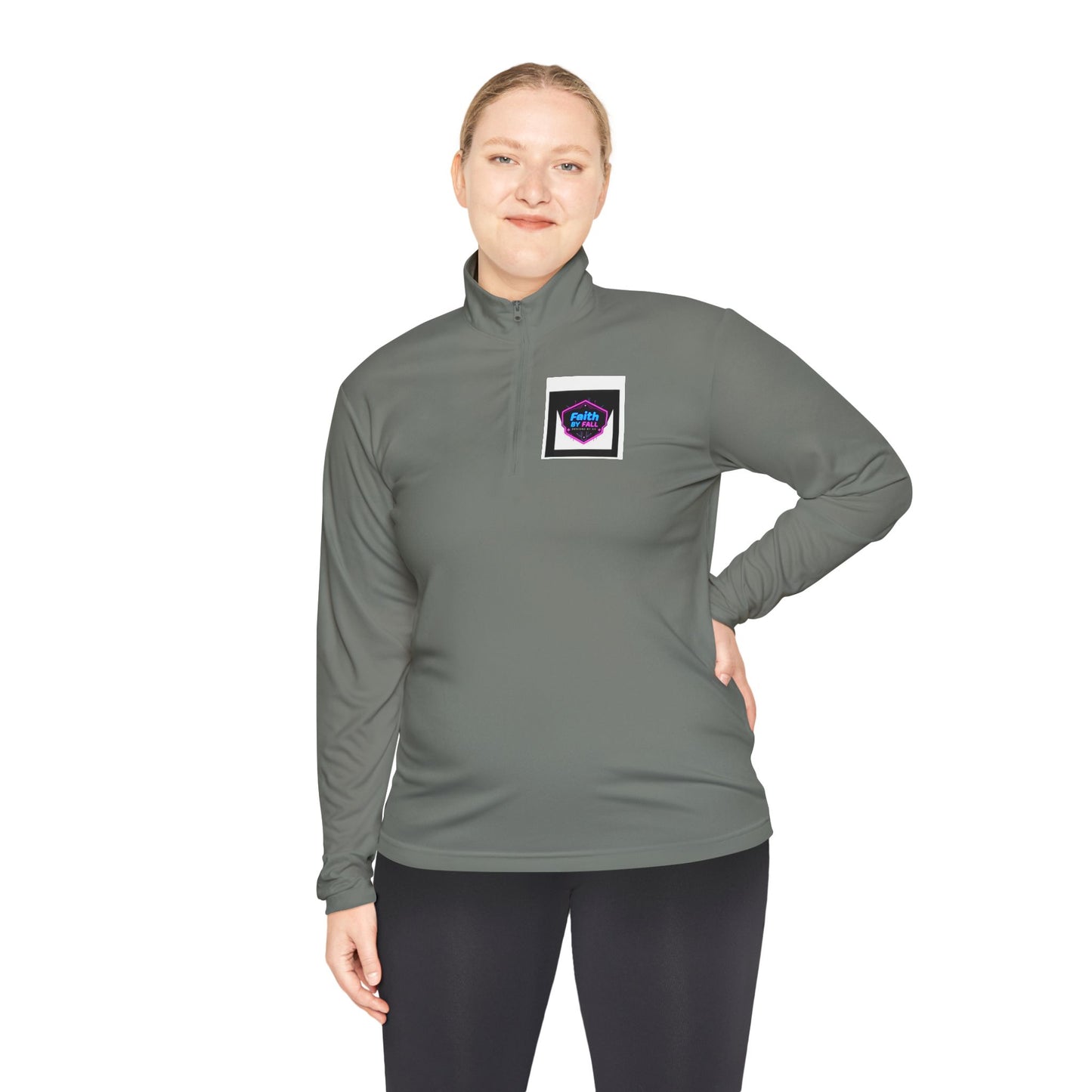 Unisex Quarter-Zip Pullover - Faith by Fall Design