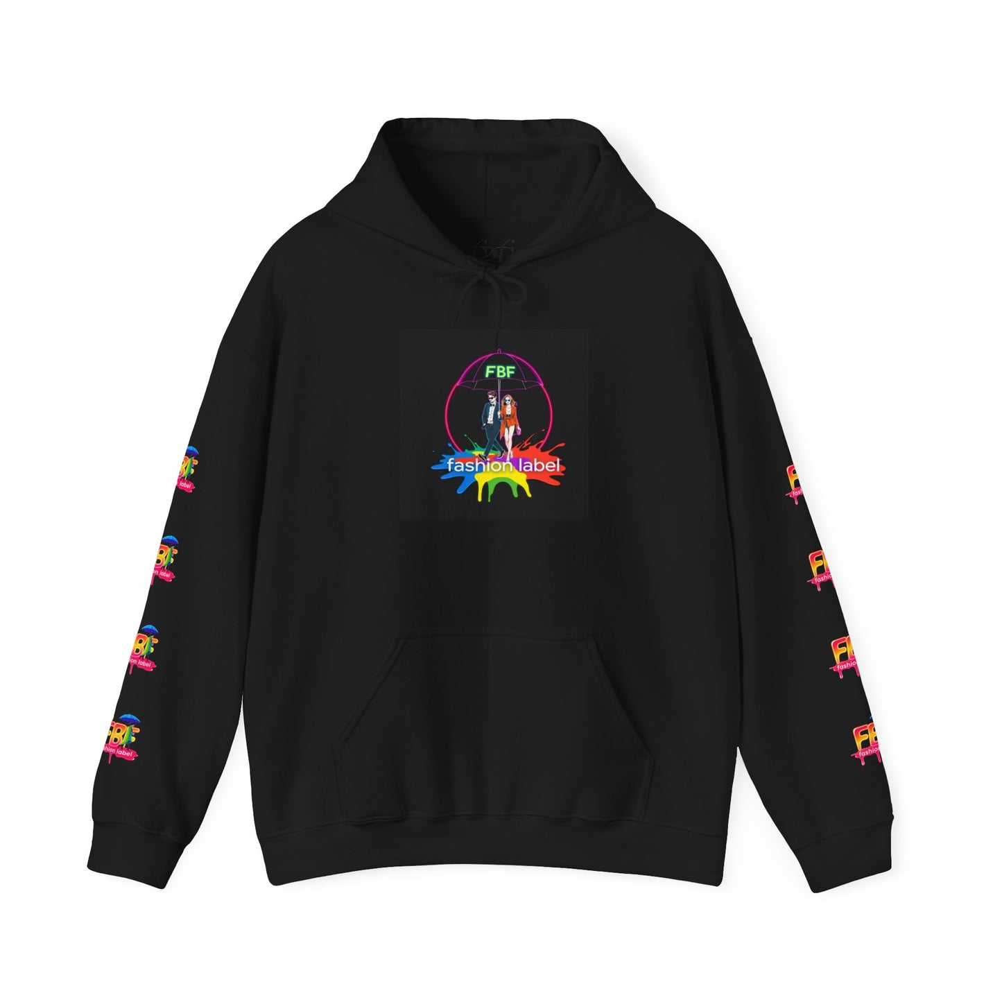 Vibrant Graphic Hooded Sweatshirt, Unisex Hoodie, Trendy Streetwear, Cozy Layering Piece, Unique Fashion Gift for All Occasions