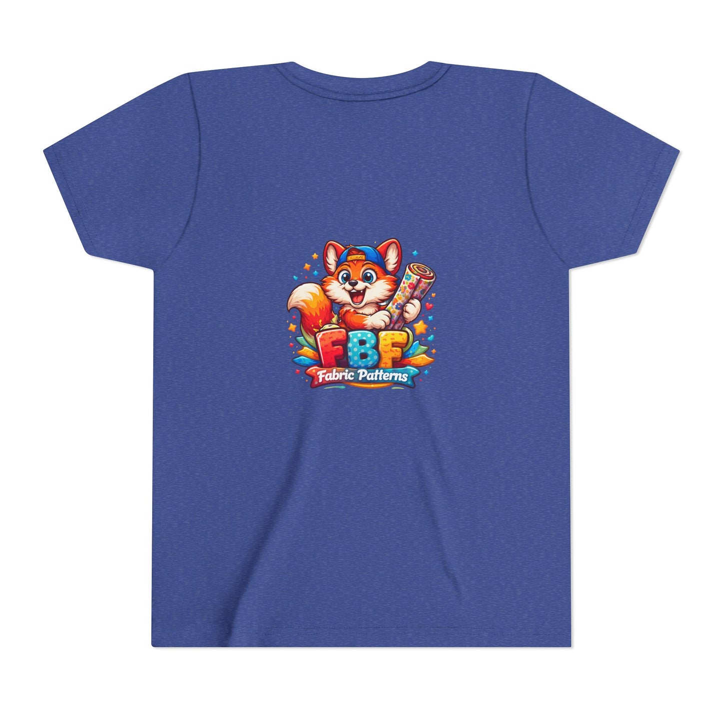 Youth Tee — Colorful Cartoon Fox 'FBF' Logo Kids Shirt