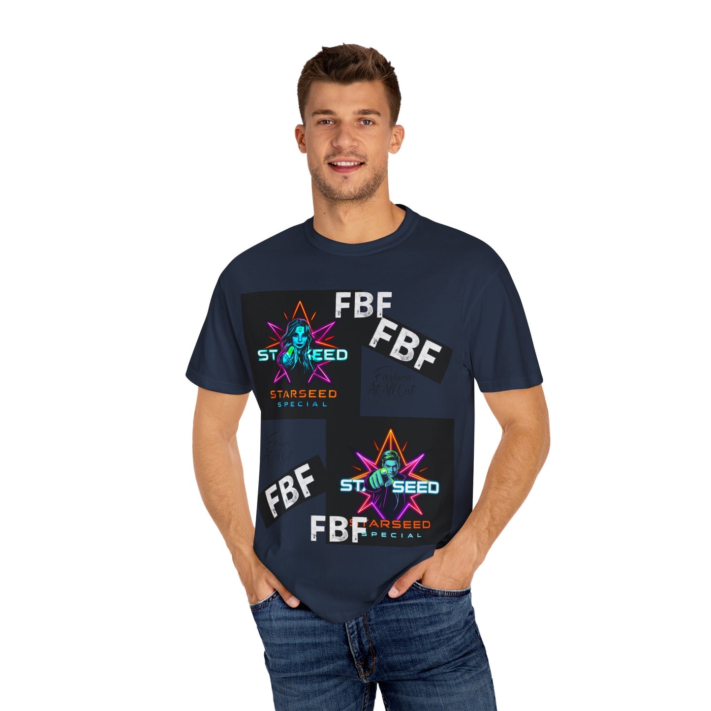 Garment-Dyed T-shirt, Trendy Graphic Tee, Casual Streetwear, Gift for Fashion Lovers, Unisex Style, Everyday Wear