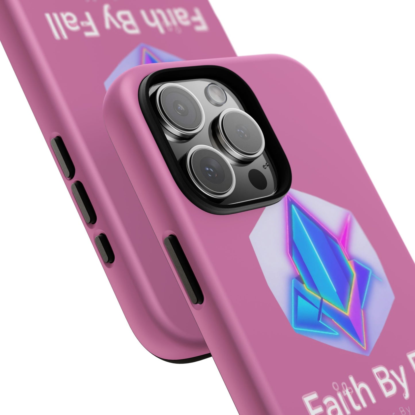 Vibrant Phone Case with Motivational Design - Faith By Fall, Colorful Phone Cover, Customizable Mobile Accessory, Unique Gift Idea, [...]