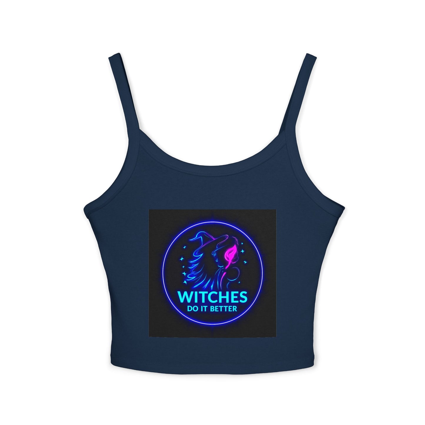 Women's Neon Graphic Tank Top - Perfect for Witches & Festival Lovers, Summer Fashion, Witchy Vibes, Occasions & Celebrations
