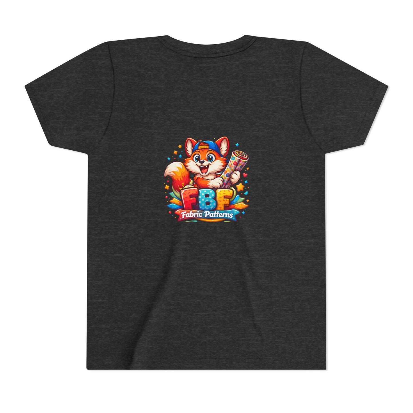 Youth Tee — Colorful Cartoon Fox 'FBF' Logo Kids Shirt