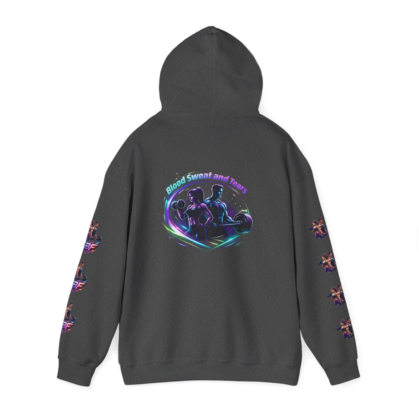 Weightlifting Hoodie — "Blood, Sweat and Tears" Fitness Pullover