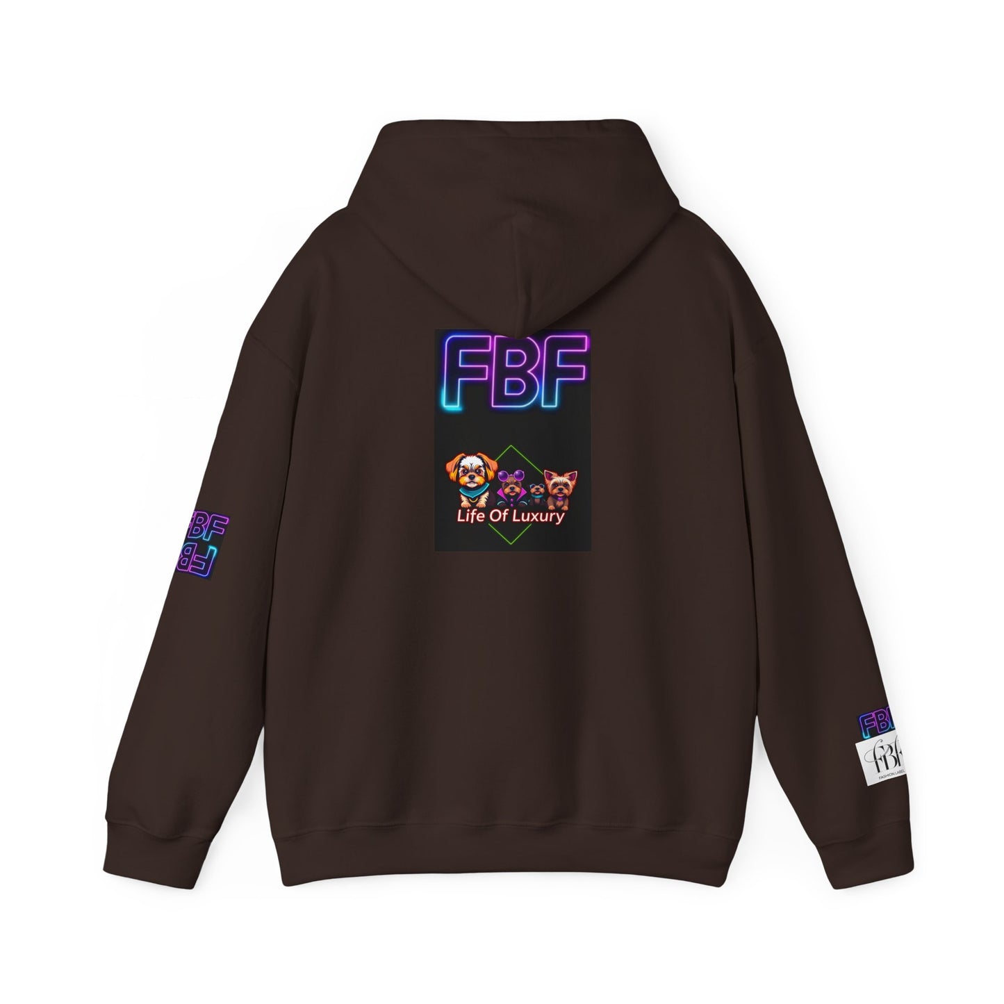 Luxury Life Unisex Hoodie - Cozy Sweatshirt for Pet Lovers, Gift for Birthdays, Everyday Wear, Chill Vibes, FBF Collection