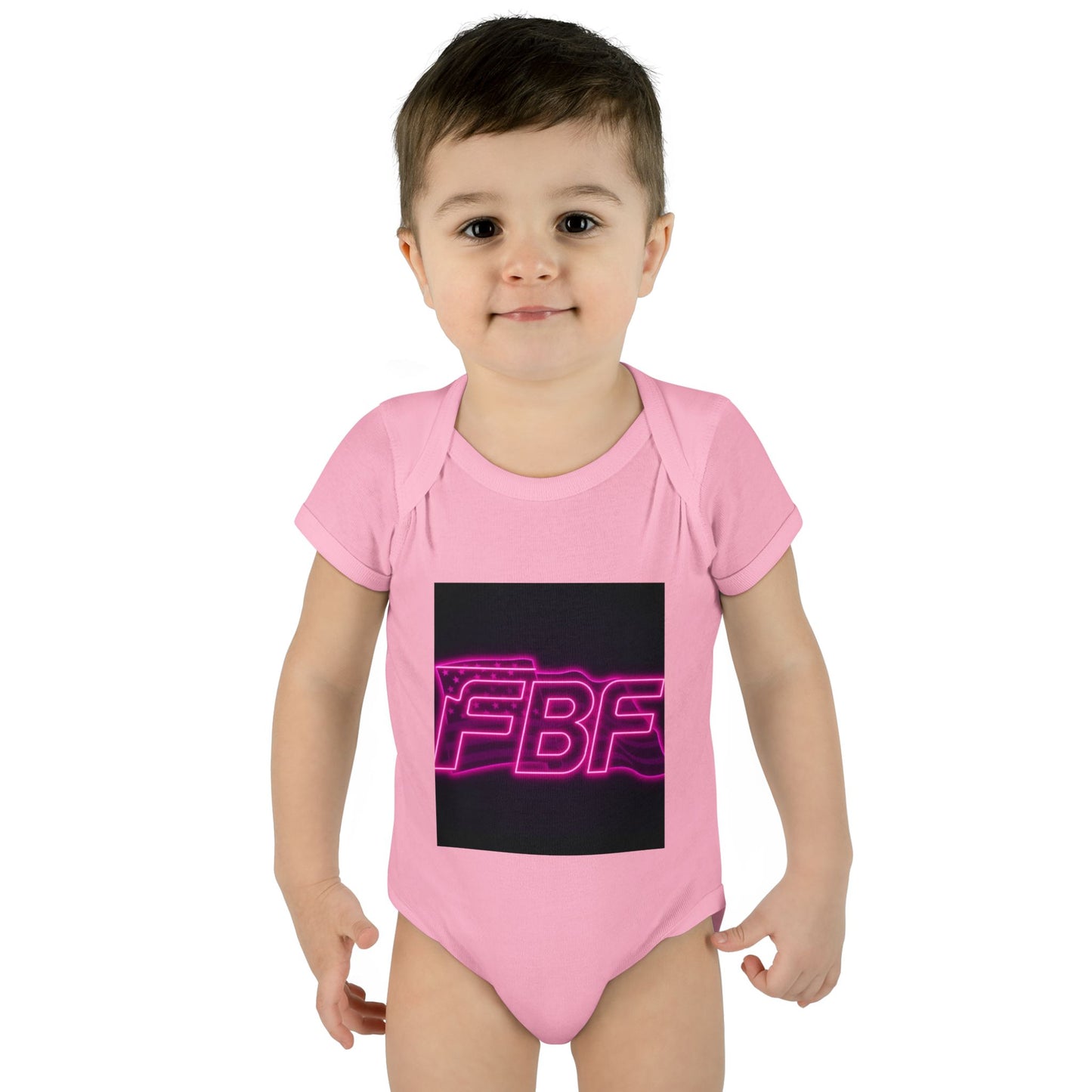 Neon Baby Bodysuit for Trendy Infants, Cool Graphic Onesie, Unique Baby Gift, Personalized Baby Outfit, Modern Infant Apparel