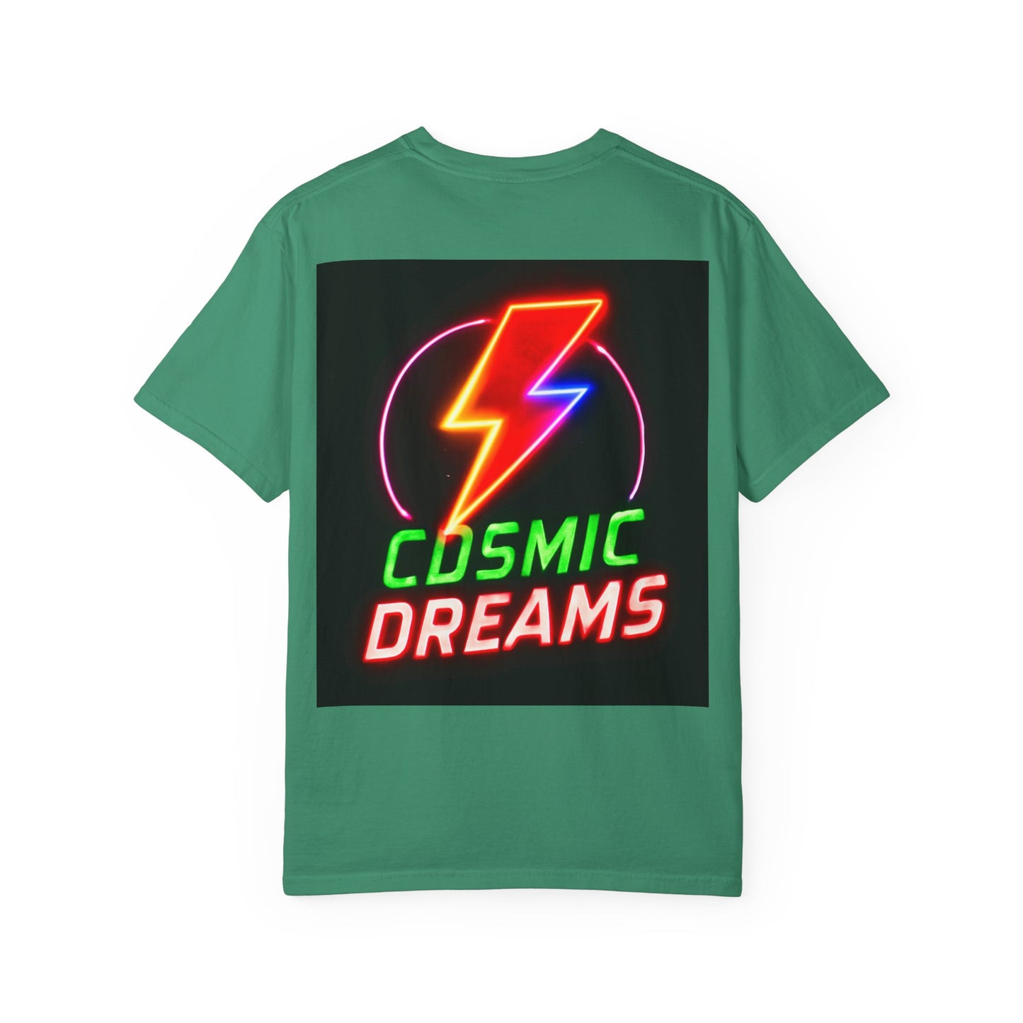 Vibrant Unisex Graphic T-Shirt, Cosmic Dreams Tee, Retro Neon Shirt, Stylish Casual Wear, Gift for Gamers & Dreamers