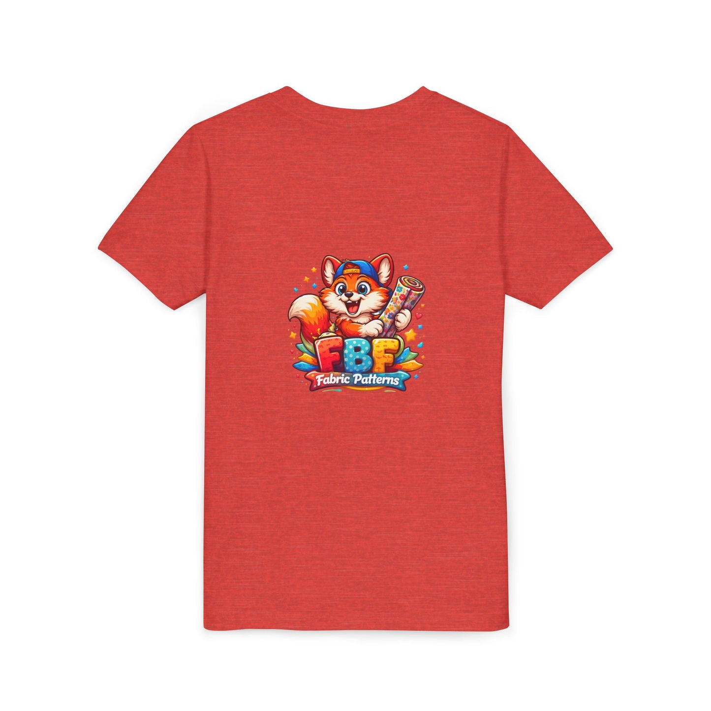 Youth Tee — Colorful Cartoon Fox 'FBF' Logo Kids Shirt