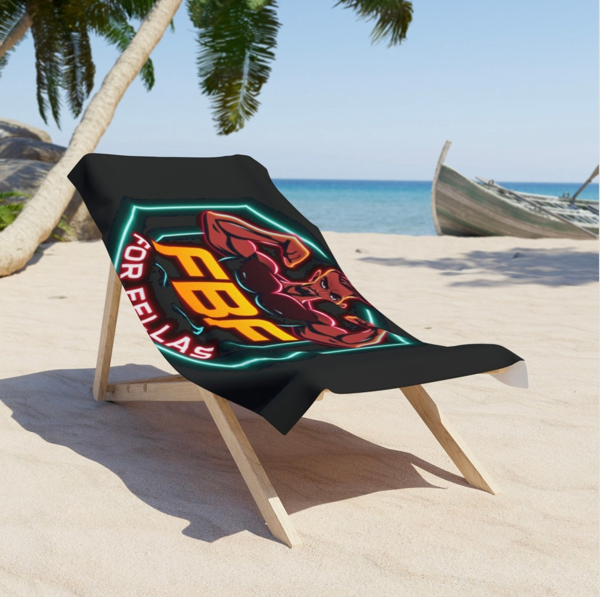 Bold Beach Towel for Fellas - Vibrant, Unique Design for Summer Vibes, Perfect for Pool, Travel, Gift, and Fun Days Out