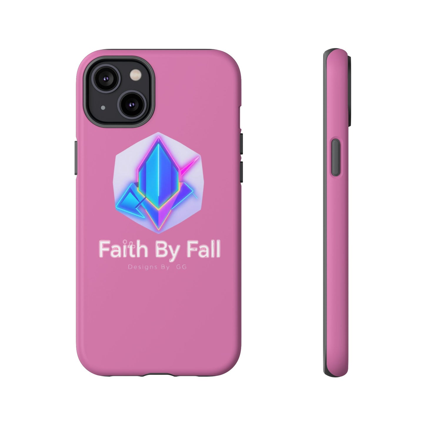 Vibrant Phone Case with Motivational Design - Faith By Fall, Colorful Phone Cover, Customizable Mobile Accessory, Unique Gift Idea, [...]