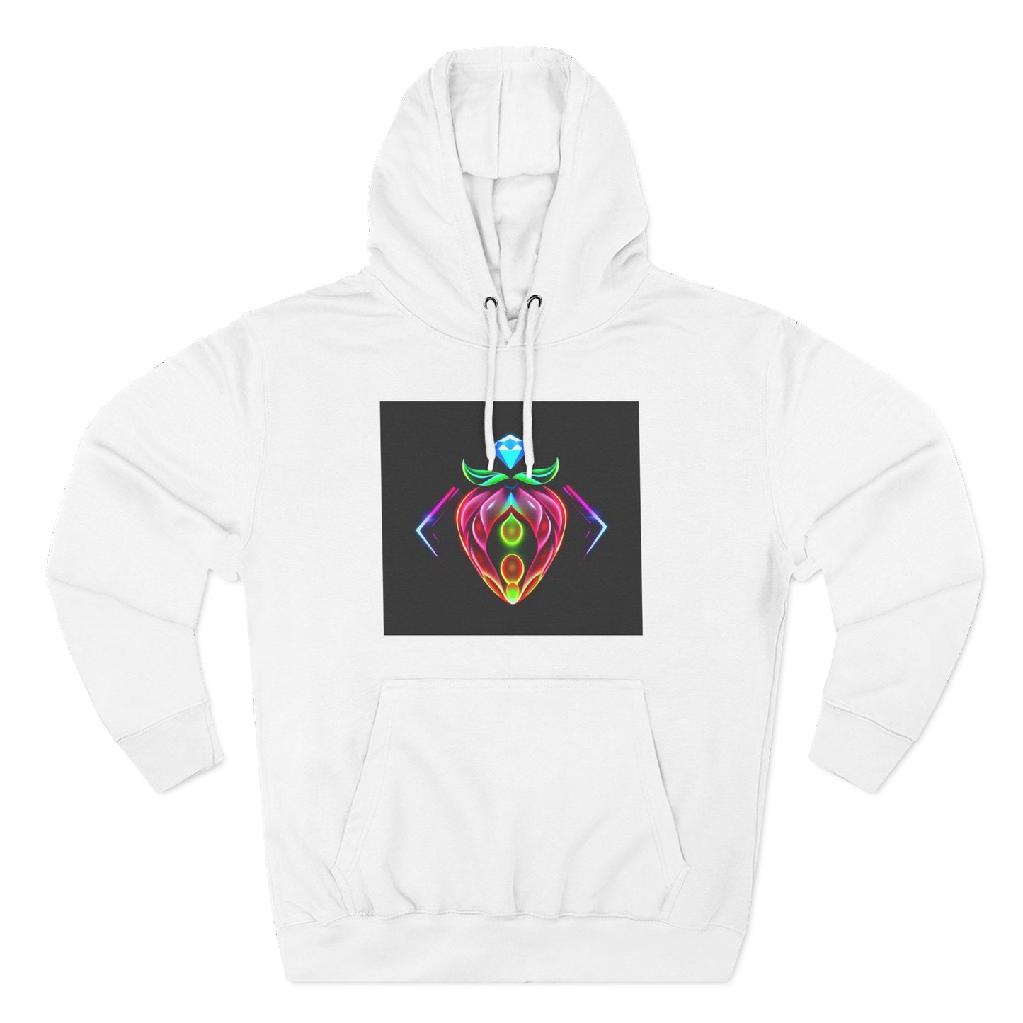 Vibrant Art Hoodie, Colorful Fleece Hoodie, Unique Sweatshirt, Artistic Gift, Cozy Layer for Every Occasion