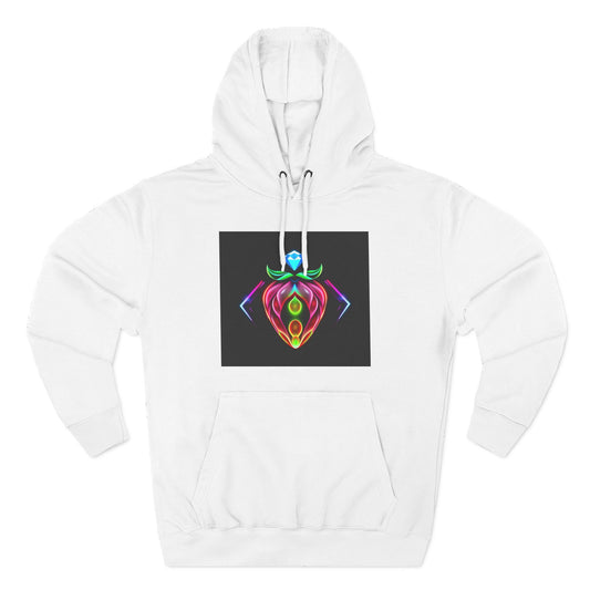 Vibrant Art Hoodie, Colorful Fleece Hoodie, Unique Sweatshirt, Artistic Gift, Cozy Layer for Every Occasion