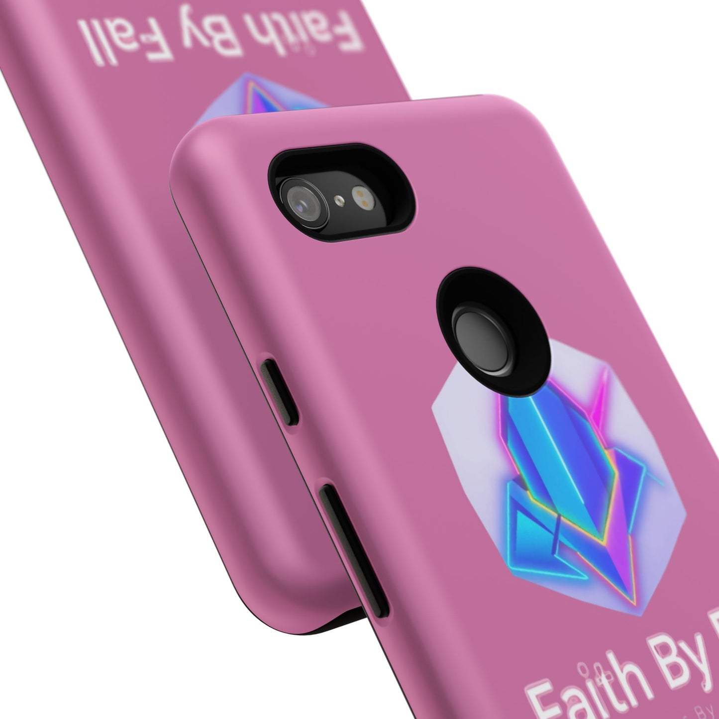 Vibrant Phone Case with Motivational Design - Faith By Fall, Colorful Phone Cover, Customizable Mobile Accessory, Unique Gift Idea, [...]