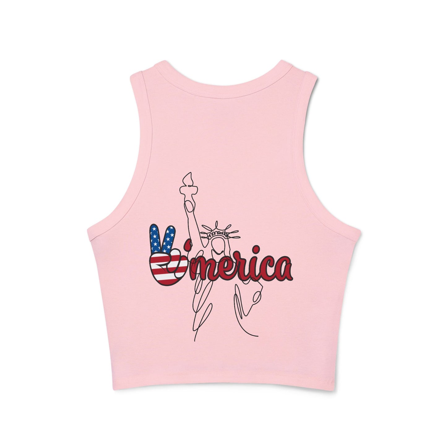 Women's Micro Rib Racer Tank Top