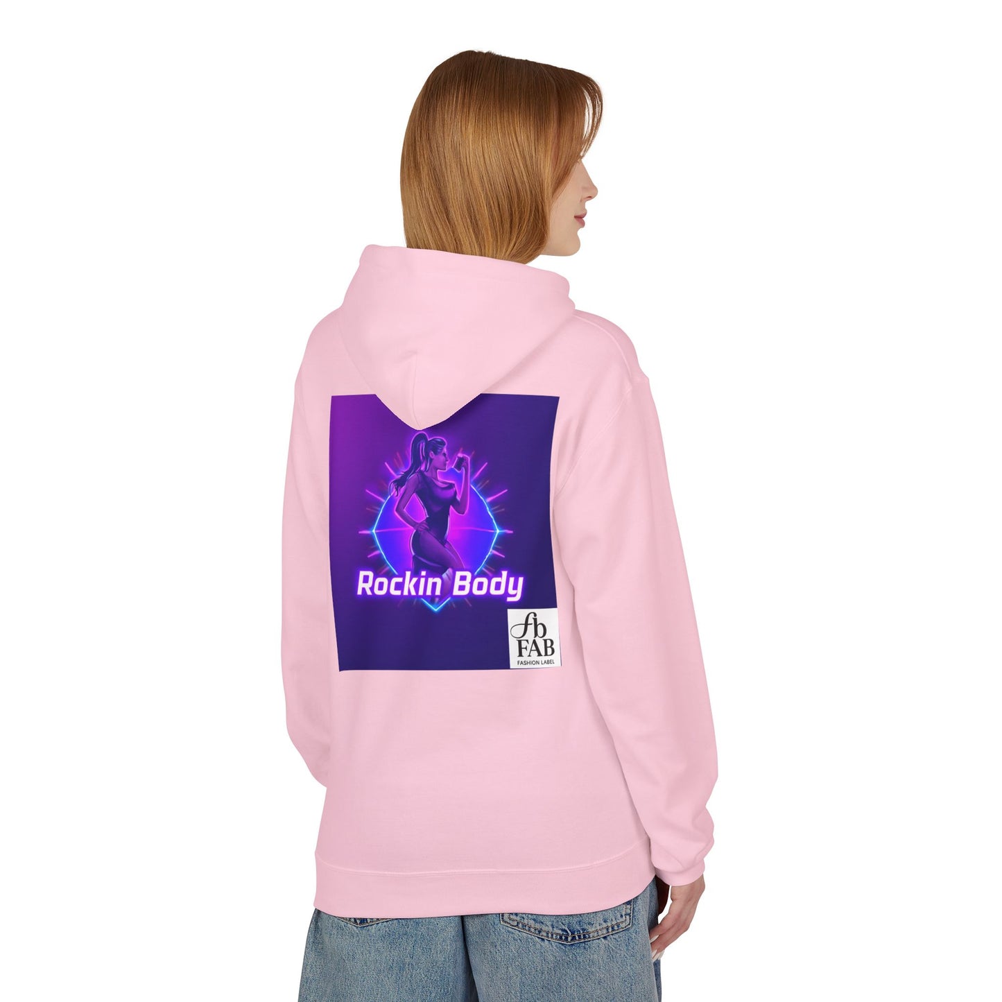 Rock Your Body Fleece Hoodie | Unisex Midweight Hoodie, Cozy Sweatshirt, Unique Gift for Fitness Lovers, Casual Wear, Music Inspired Apparel