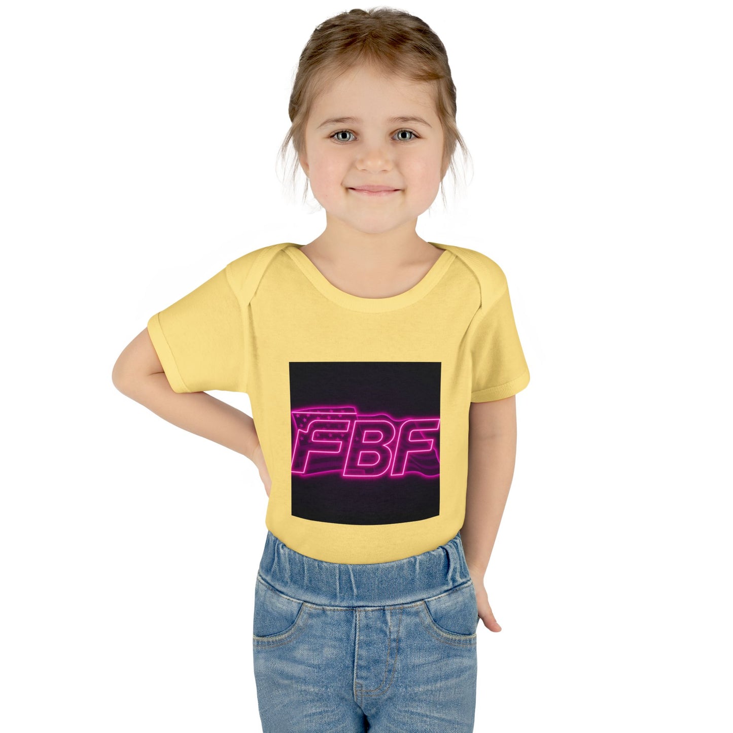Neon Baby Bodysuit for Trendy Infants, Cool Graphic Onesie, Unique Baby Gift, Personalized Baby Outfit, Modern Infant Apparel