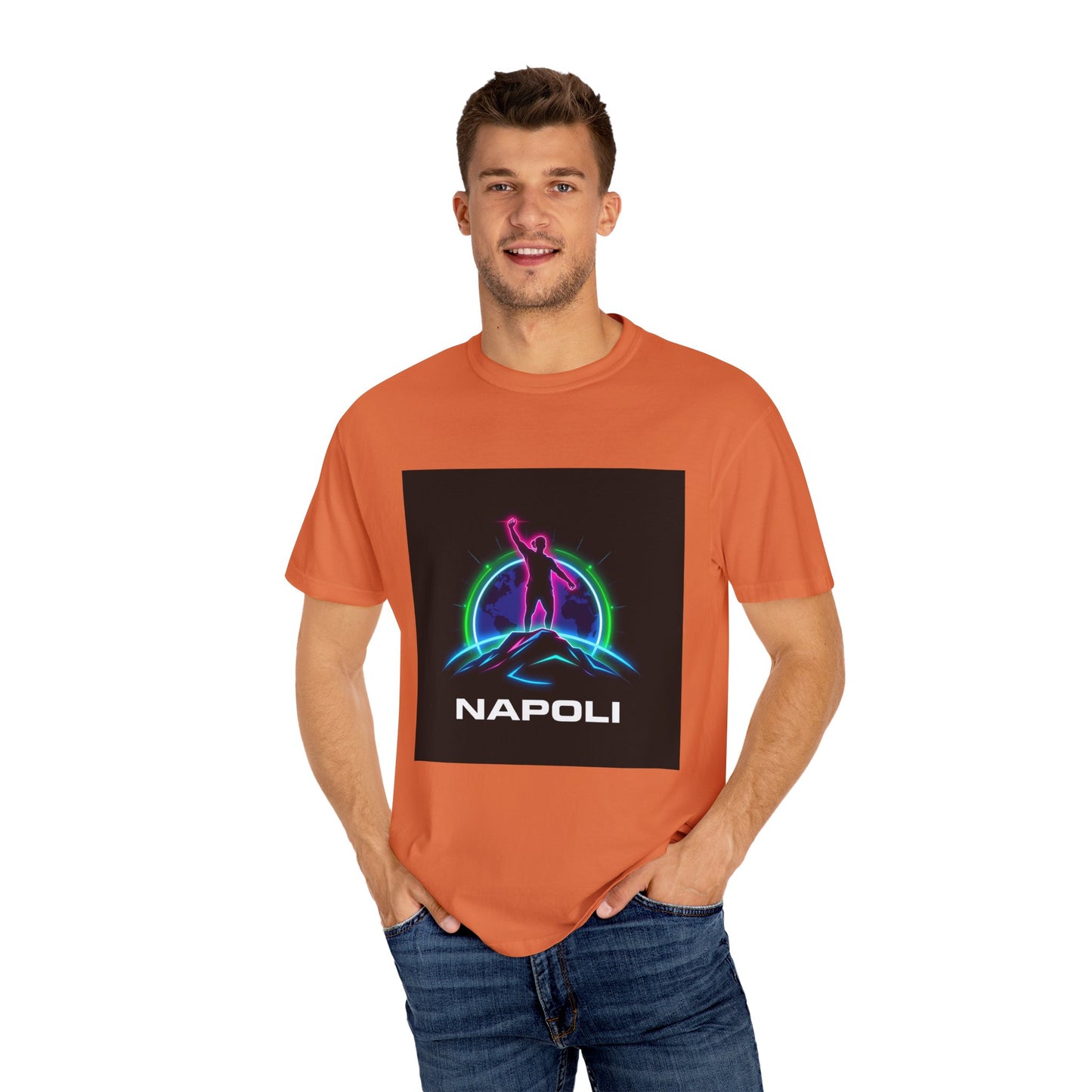 Neon Napoli T-Shirt for Adventurers, Retro Graphic Tee, Perfect for Travelers, Gifts for Him/Her, Cool Streetwear, Casual Outfit