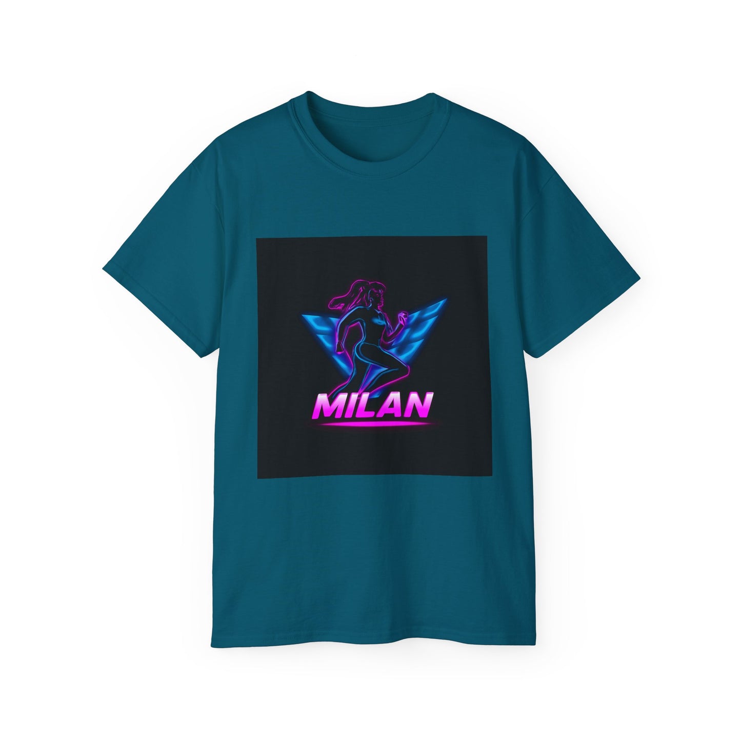 Milan Graphic Tee, Unisex Ultra Cotton T-Shirt, Retro Sportswear, Casual Streetwear, Birthday Gift, Unique Fashion Statement