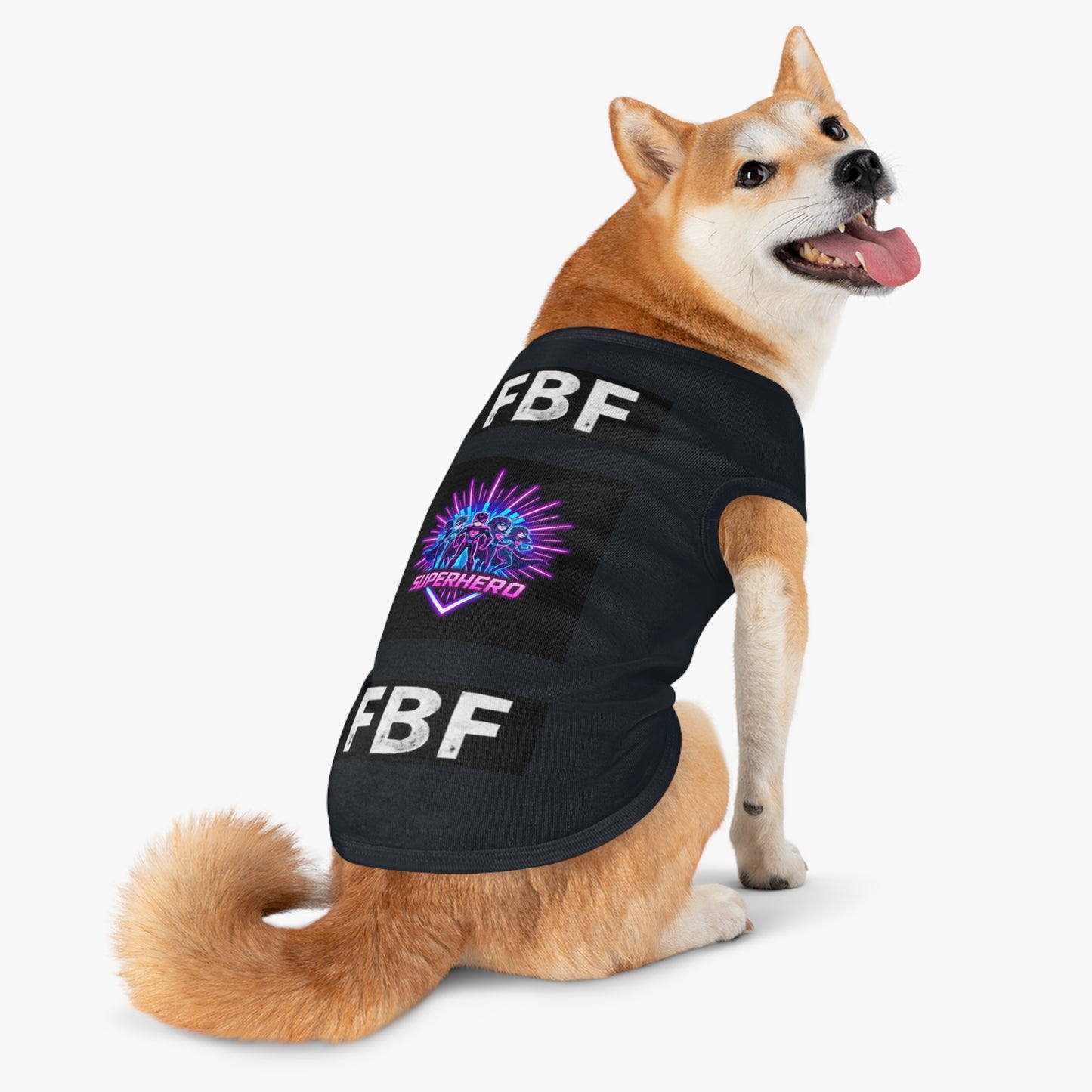 Superhero Pet Tank Top | Cute Dog Shirt, Pet Apparel for Comic Lovers, Gift for Pet Owners, Summer Wear, FBF Design