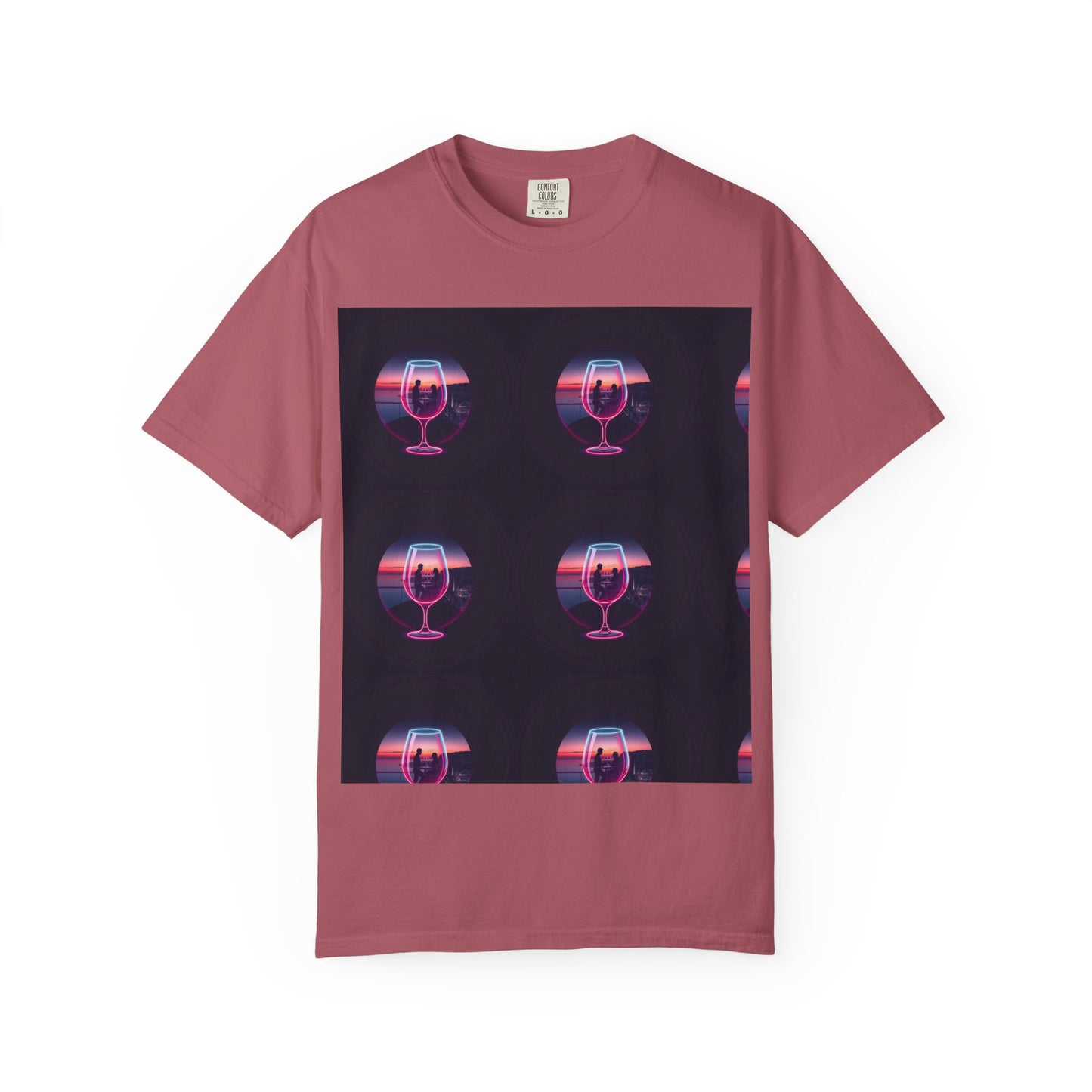 Retro Sunset Glasses T-Shirt, Unisex Garment-Dyed Tee for Casual Wear, Vintage Aesthetic Shirt, Gift for Friends, Summer Vibes Tee, [...]