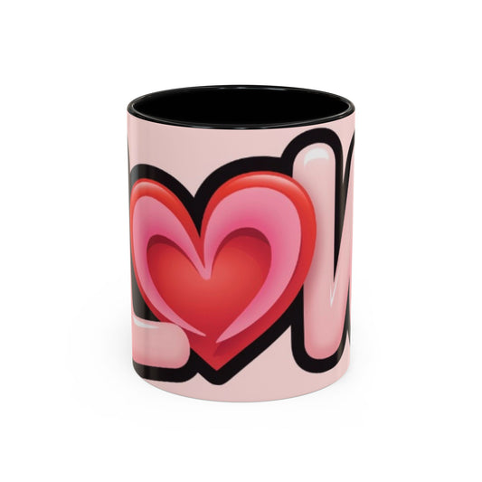 Mug, Love Bubbly Quote Coffee Cup, Tea Mug, Ceramic Drinkware, Valentine's Day Gift, Funny Gag Present