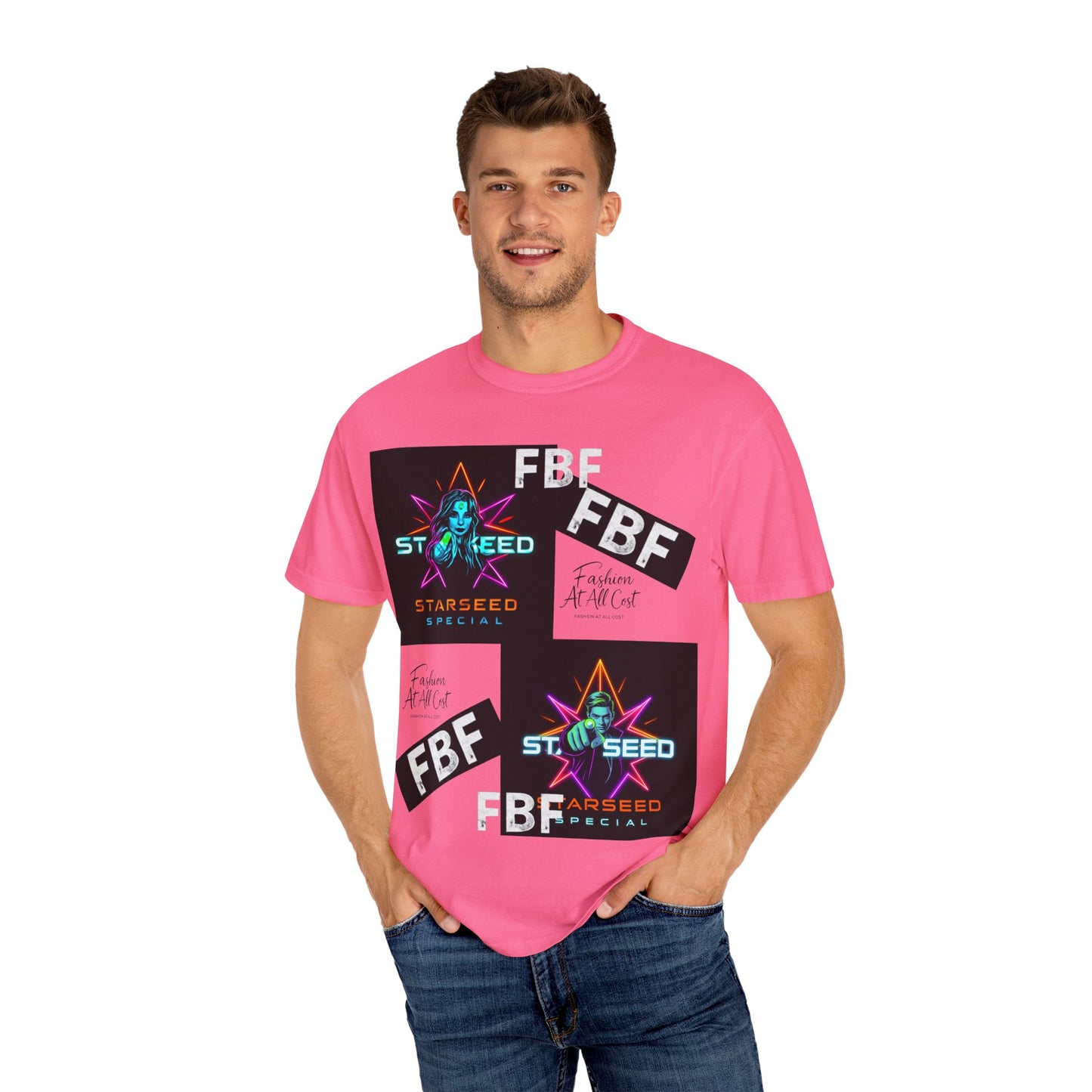Garment-Dyed T-shirt, Trendy Graphic Tee, Casual Streetwear, Gift for Fashion Lovers, Unisex Style, Everyday Wear