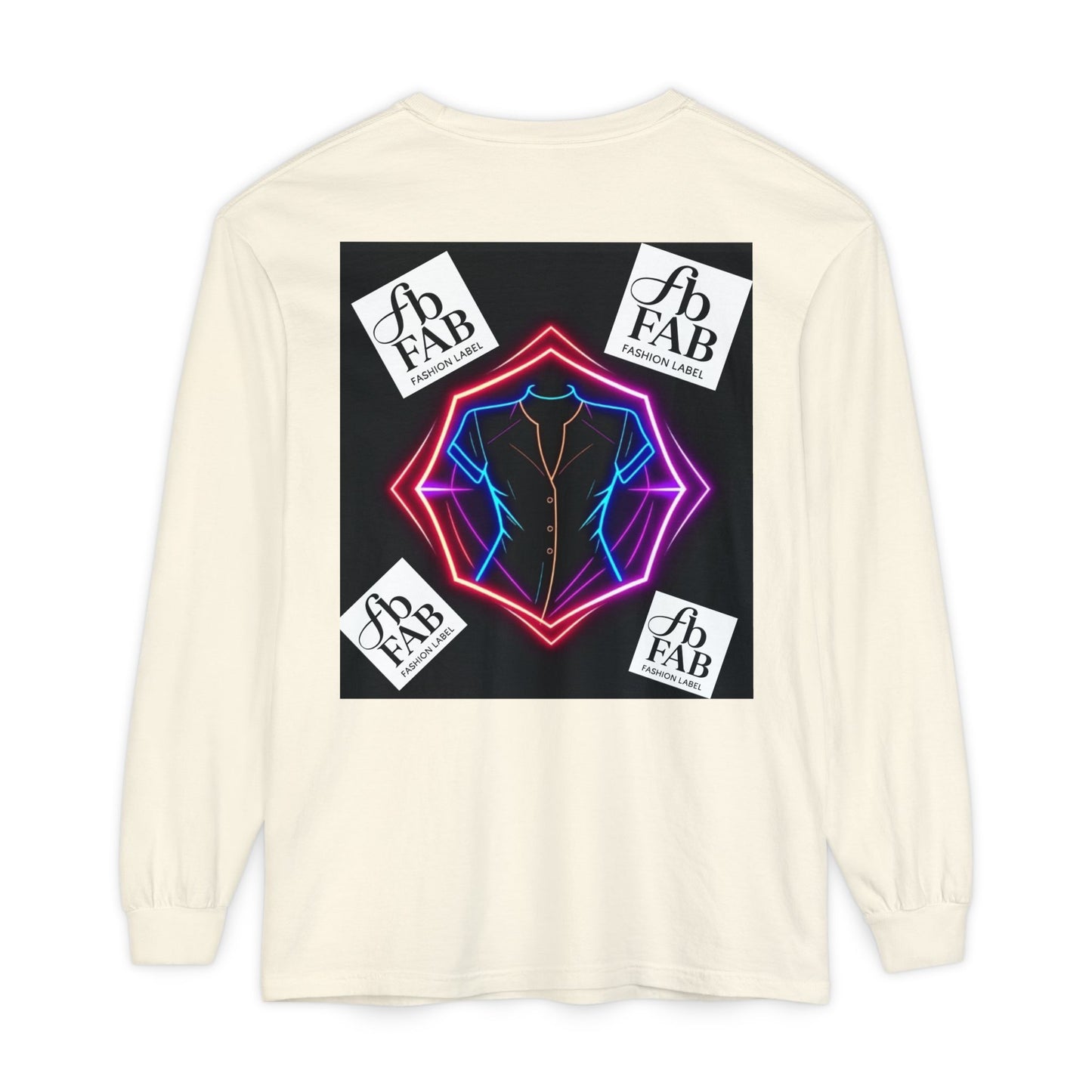Unisex Garment-dyed Long Sleeve T-Shirt