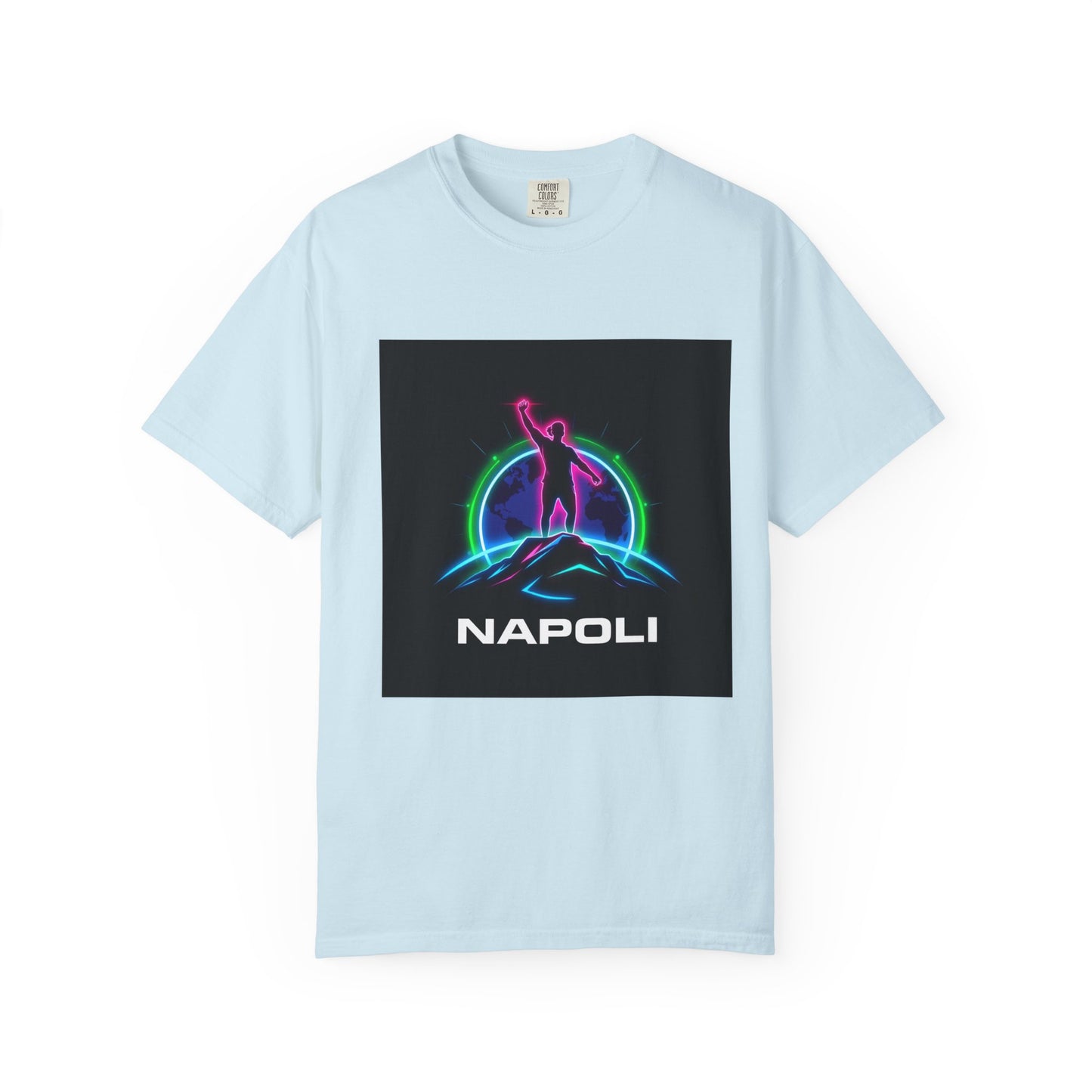 Neon Napoli T-Shirt for Adventurers, Retro Graphic Tee, Perfect for Travelers, Gifts for Him/Her, Cool Streetwear, Casual Outfit