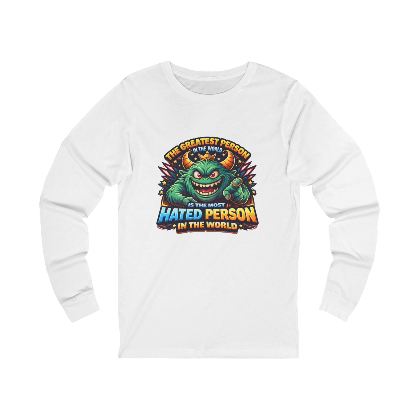 Greatest hated monster Unisex Jersey Long Sleeve Tee