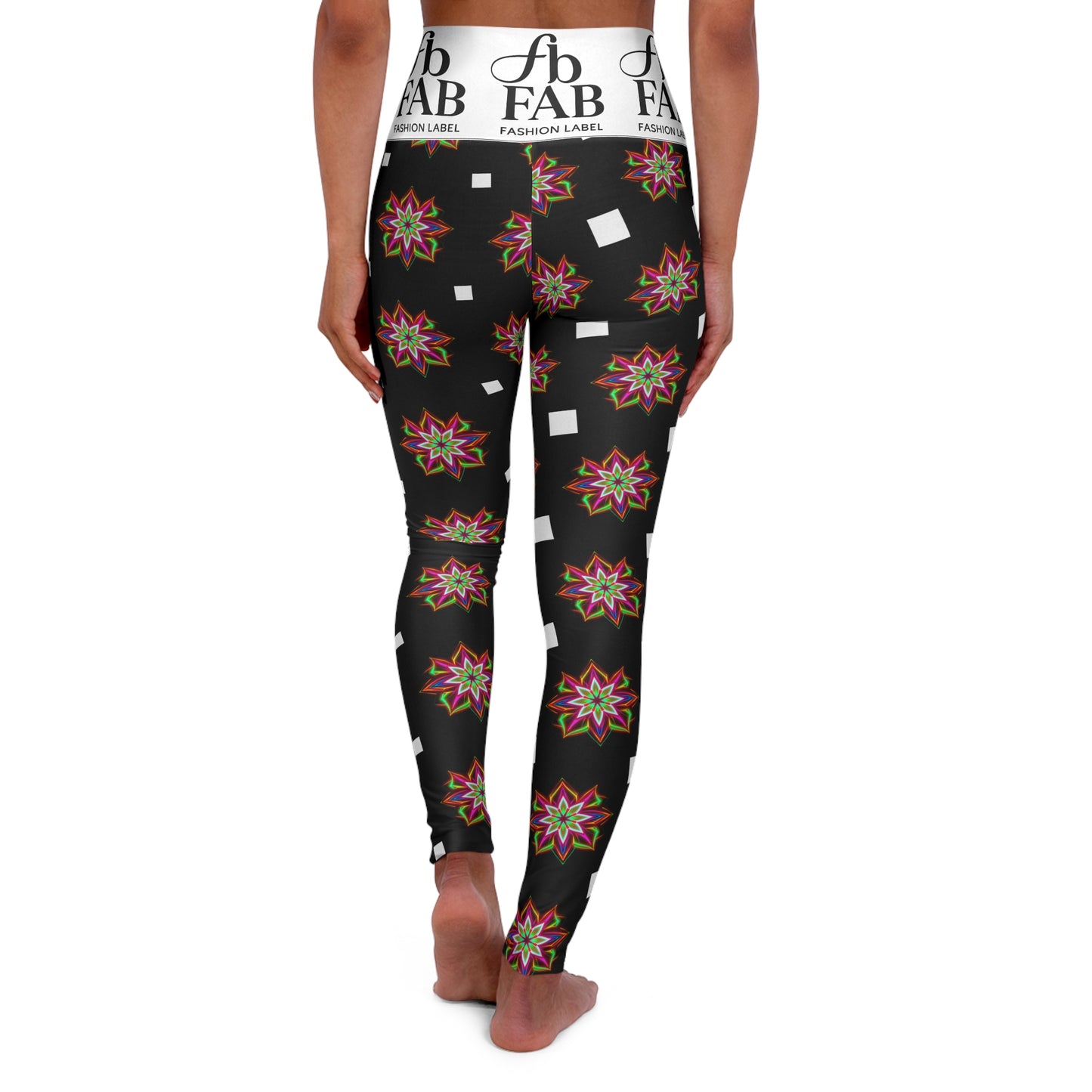 Stylish Floral High Waisted Yoga Leggings | Perfect for Fitness, Yoga, Gym Wear, Loungewear, Athleisure