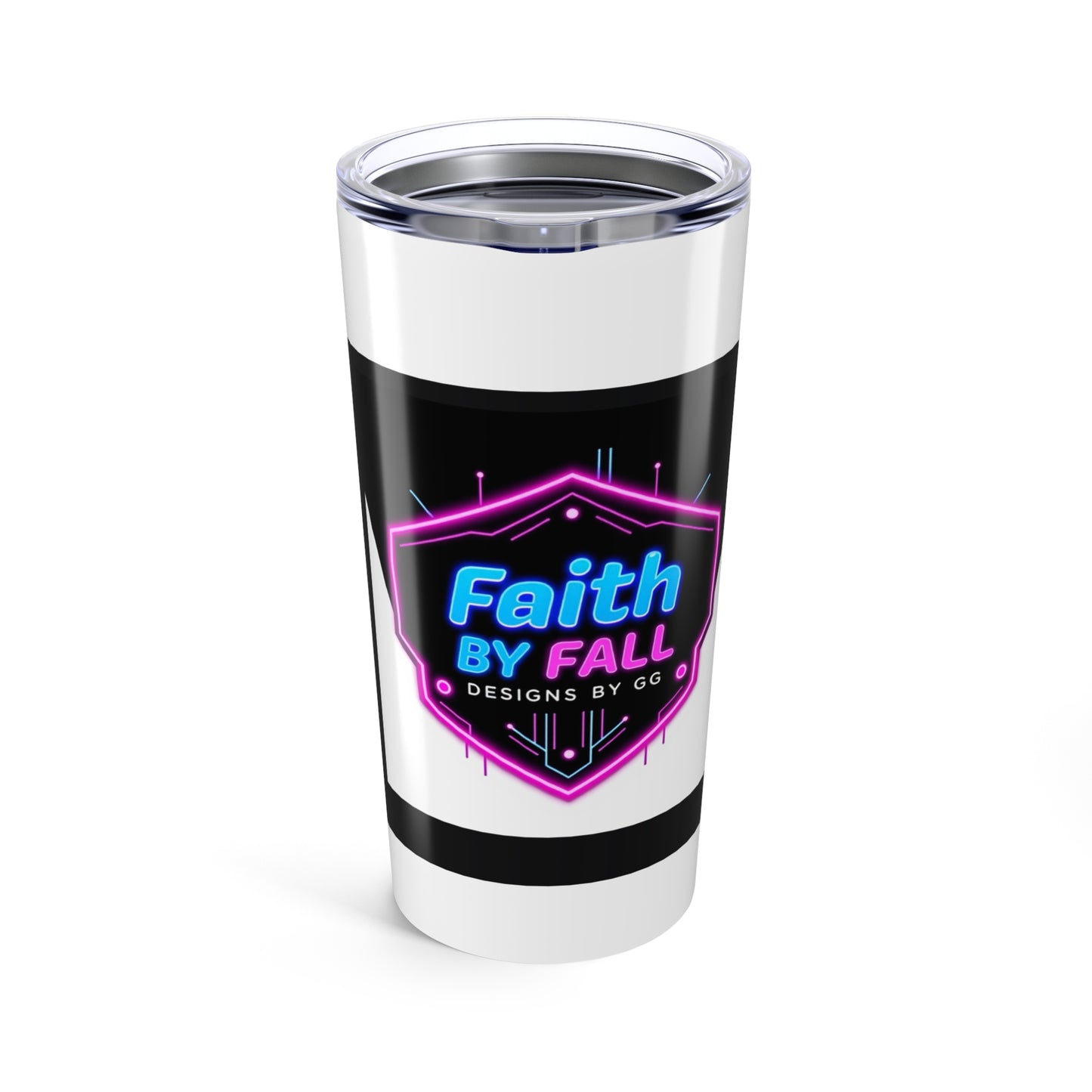 Faith by Fall 20oz Tumbler - Stylish Travel Mug for Gamers & Trendsetters - Perfect for Gifting and Everyday Use