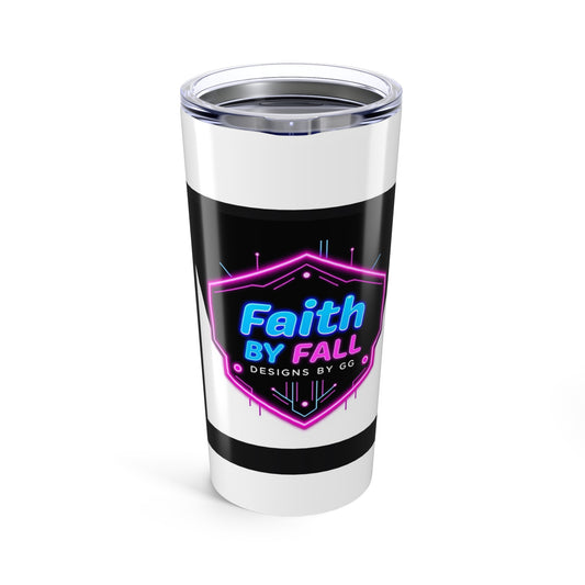Faith by Fall 20oz Tumbler - Stylish Travel Mug for Gamers & Trendsetters - Perfect for Gifting and Everyday Use