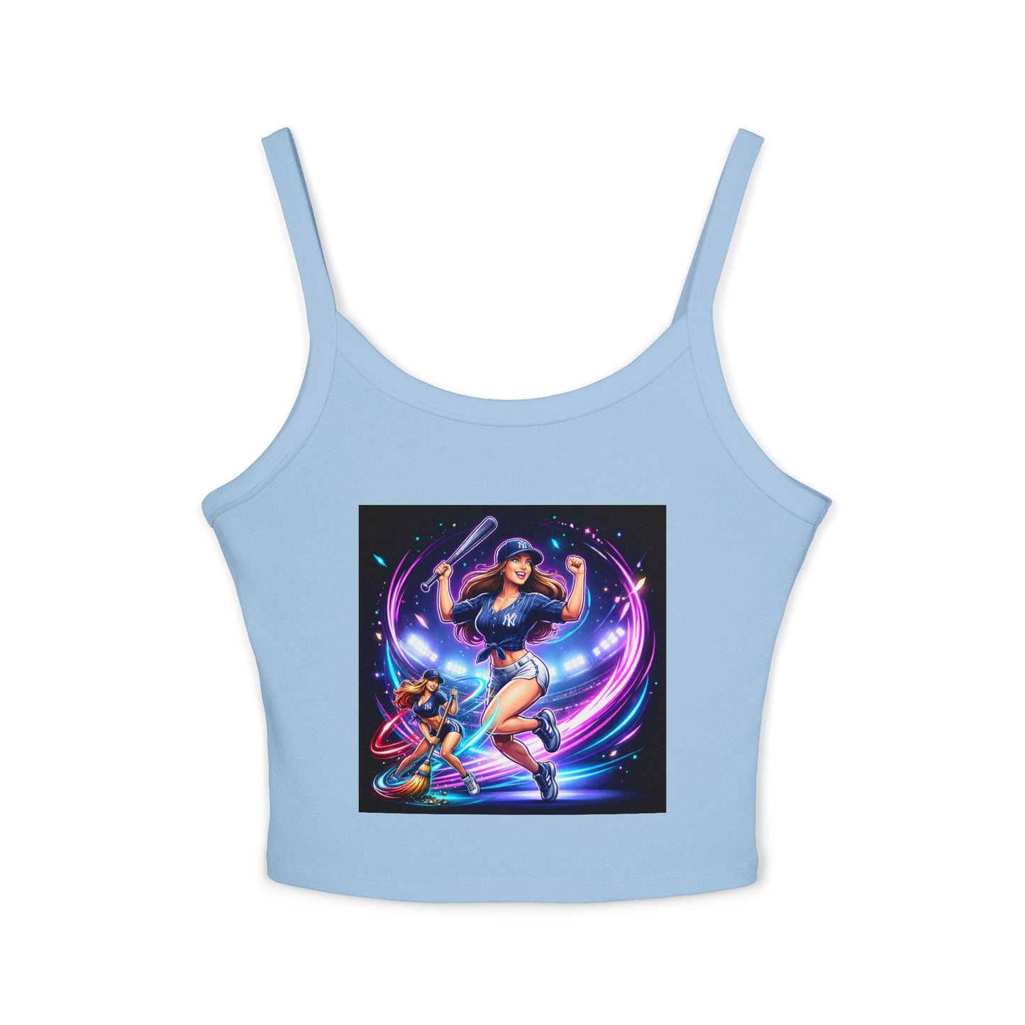 Yankees sweep Women's Spaghetti Strap Tank Top