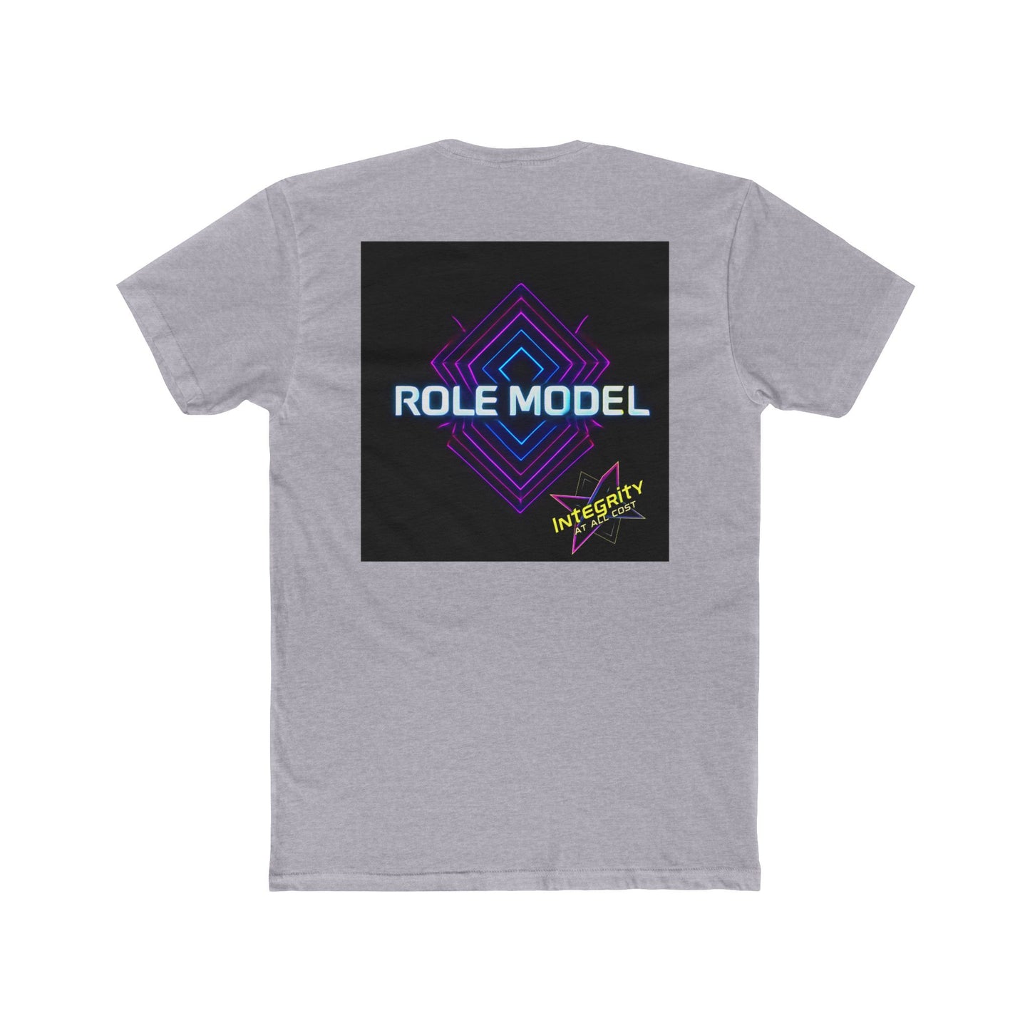 Unisex Cotton Crew Tee with Honor Respect and Role Model Design - Ideal for Gifts, Casual Wear, Appreciation Events, and Motivational Days