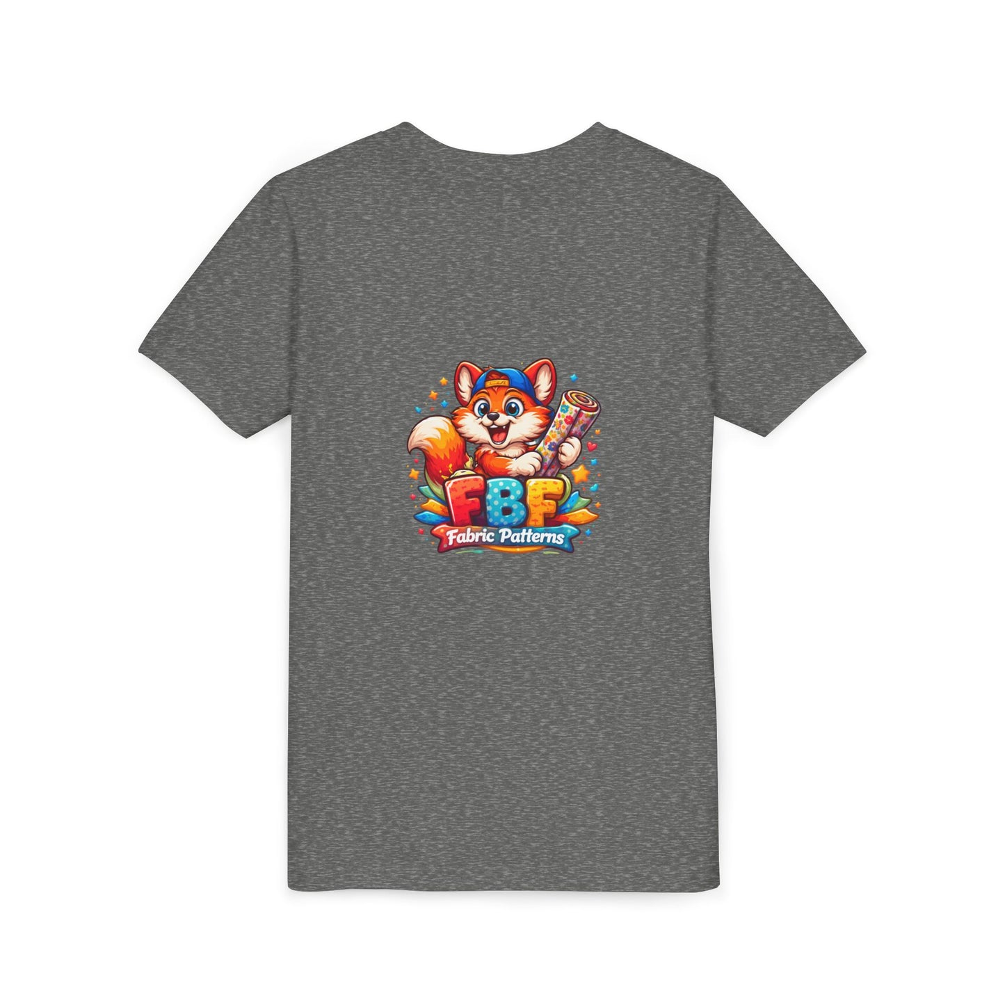 Youth Tee — Colorful Cartoon Fox 'FBF' Logo Kids Shirt