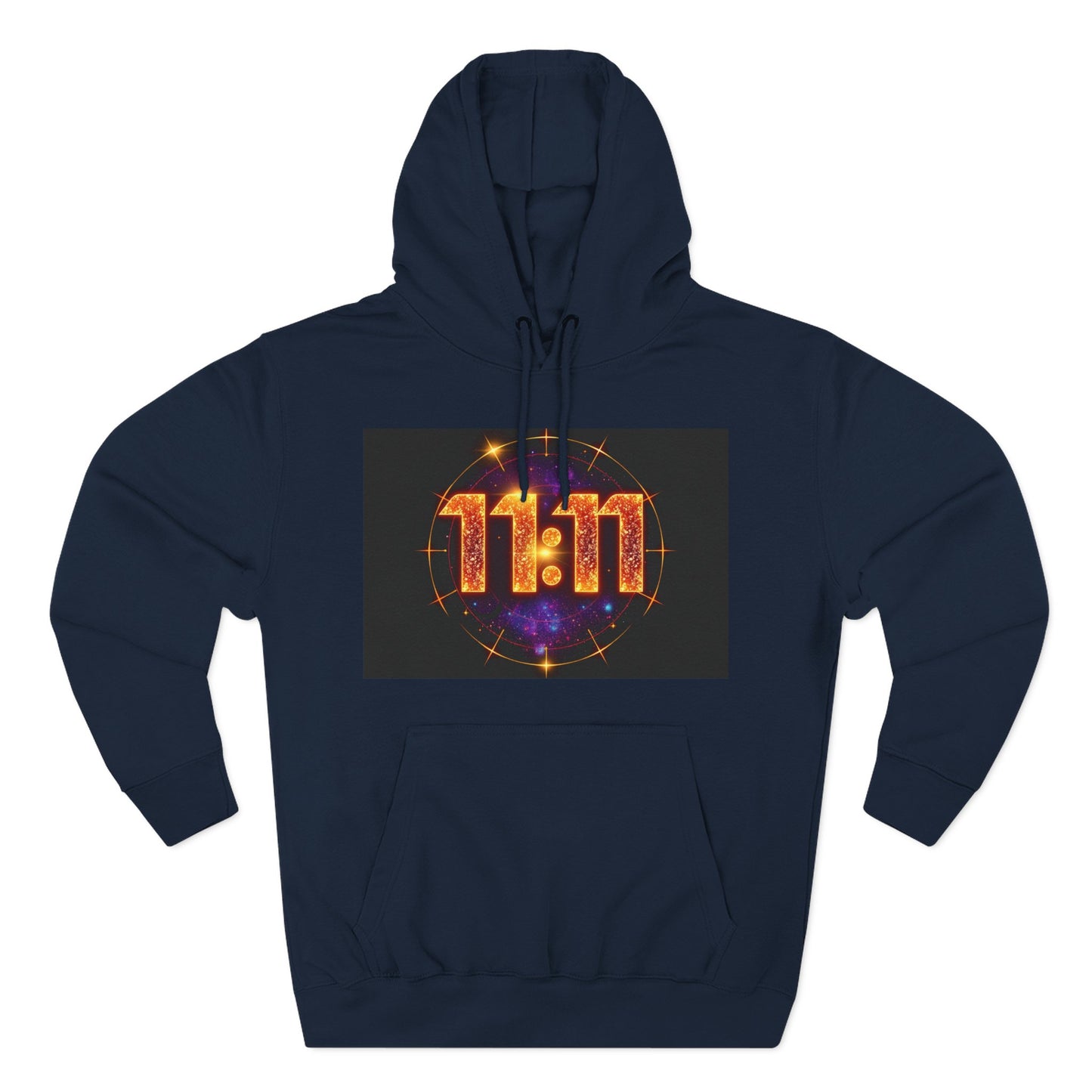 Fleece Hoodie with 11:11 & Superstar Birthrite Design, Cozy Sweatshirt for Spirituality, Affirmations, Astrology Gifts, Unisex Hoodie