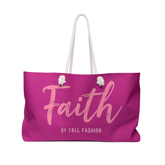Faith Inspired Weekend Bag | Travel Tote for Women | Inspirational Gift | Cute Gym Bag | Stylish Beach Bag | Storage for Every Occasion