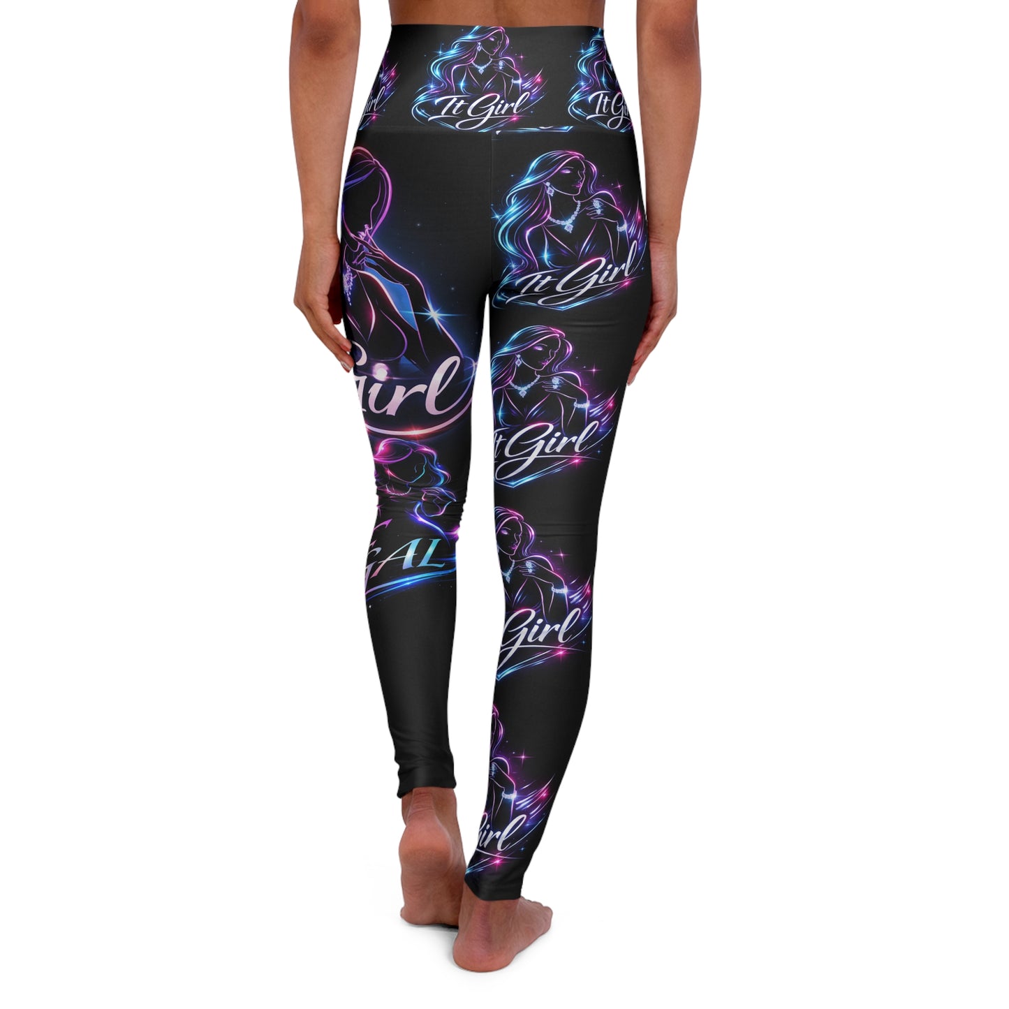 High Waisted Yoga Leggings (AOP)
