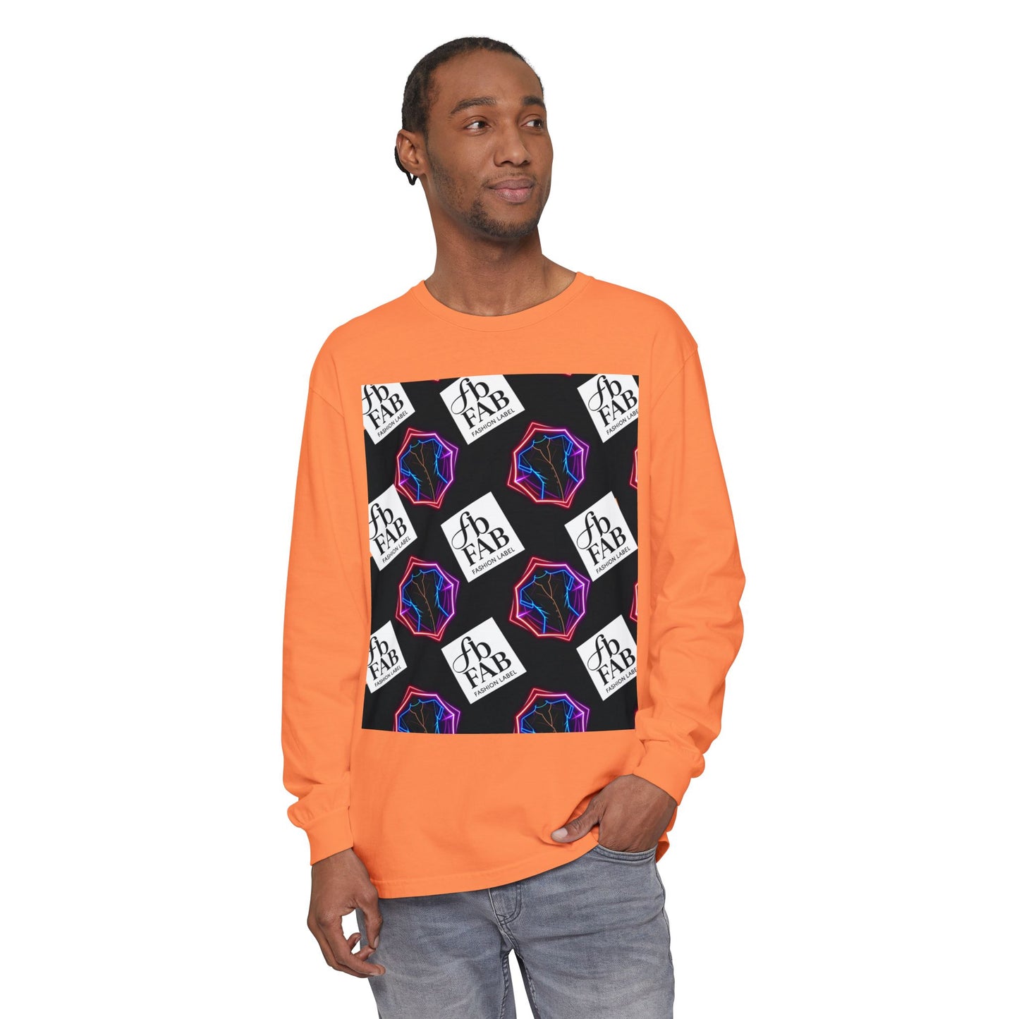 Unisex Garment-dyed Long Sleeve T-Shirt