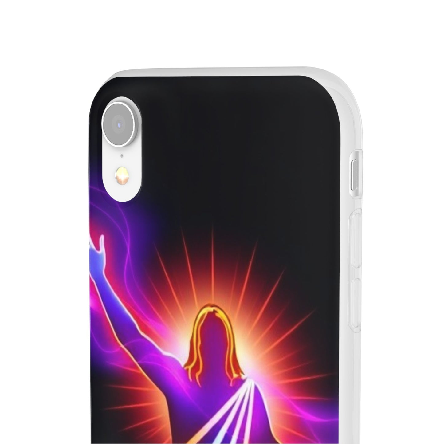 Inspirational Jesus Flexi Case - Colorful Phone Cover for Spiritual Connection