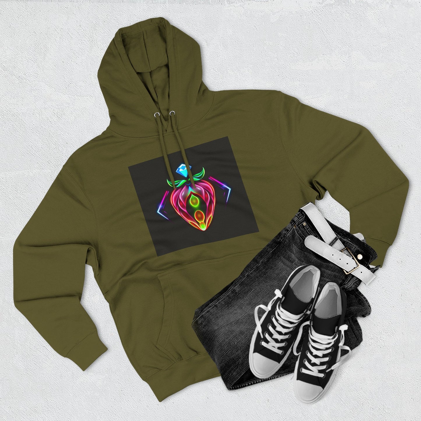 Vibrant Art Hoodie, Colorful Fleece Hoodie, Unique Sweatshirt, Artistic Gift, Cozy Layer for Every Occasion