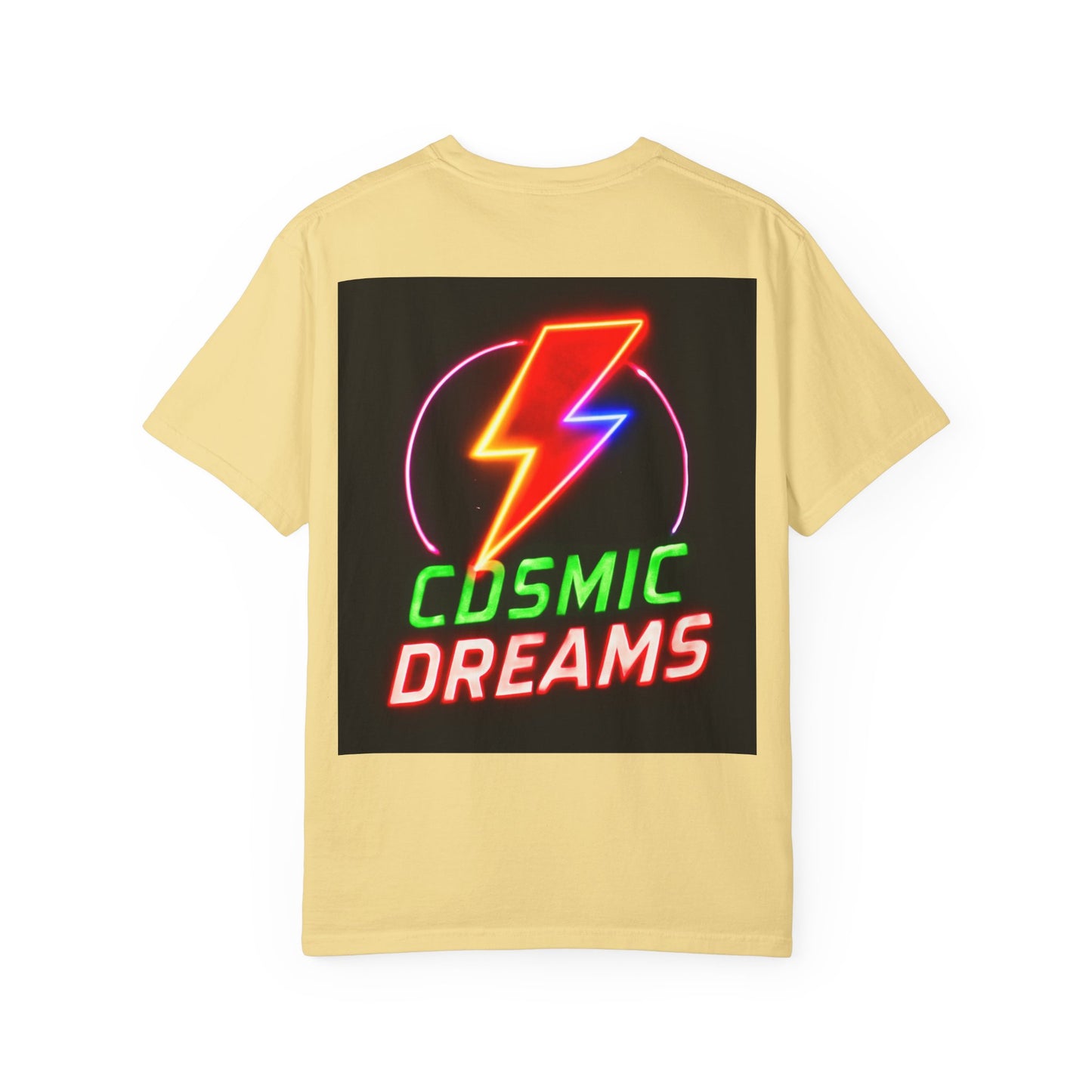 Vibrant Unisex Graphic T-Shirt, Cosmic Dreams Tee, Retro Neon Shirt, Stylish Casual Wear, Gift for Gamers & Dreamers