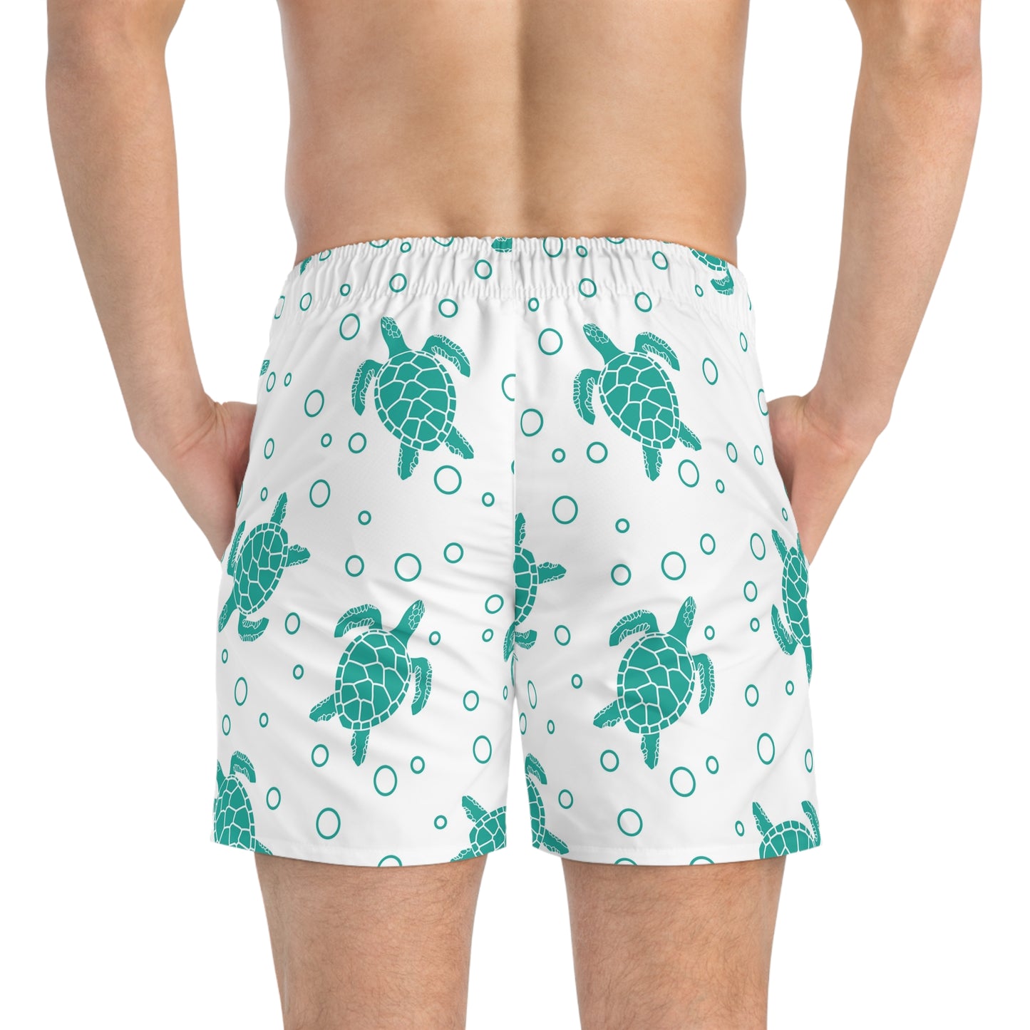 Men’s Turtle Swim Trunks (AOP)