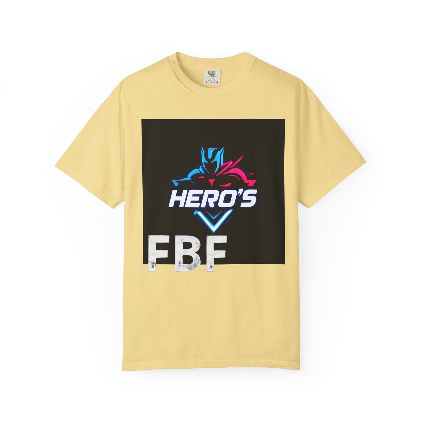 Hero's Unisex Garment-Dyed T-shirt, Casual Tee, Perfect for Gifting, Comic Fans, Hero Celebrations, Graphic Tee, Everyday Wear